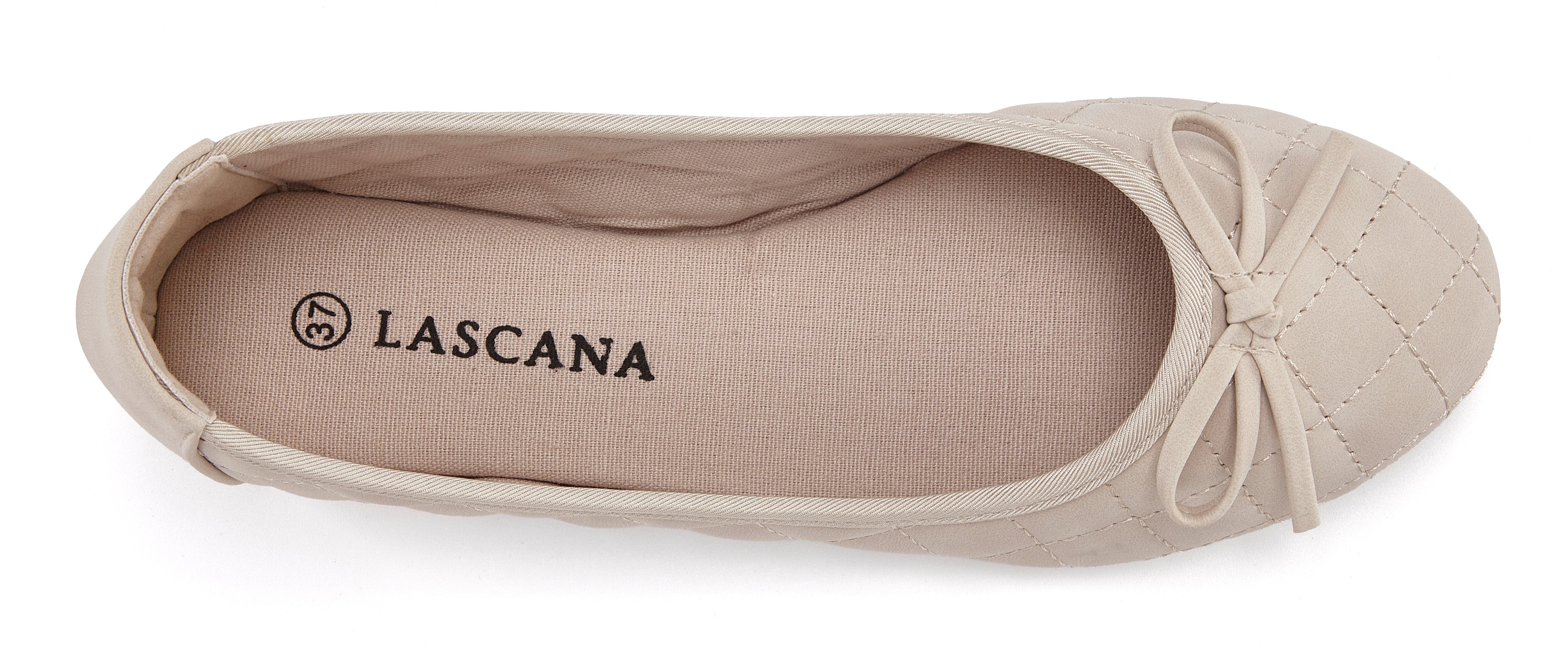 Lascana Ballerina's met strikapplicatie vegan