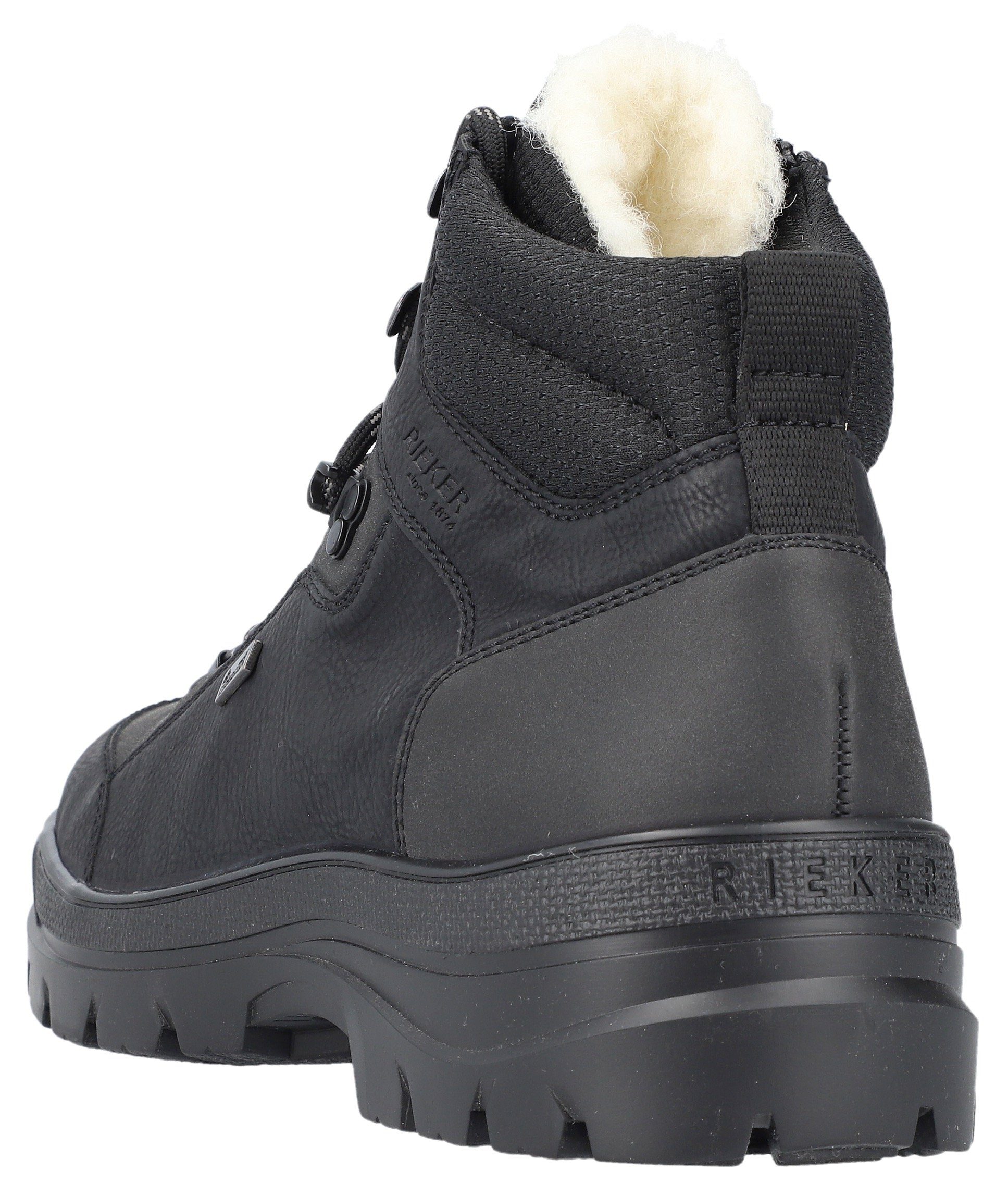Rieker Winterlaarzen Flip Grip outdoorlaarzen met omklapbare spikes aan de loopzool, tex-membraan