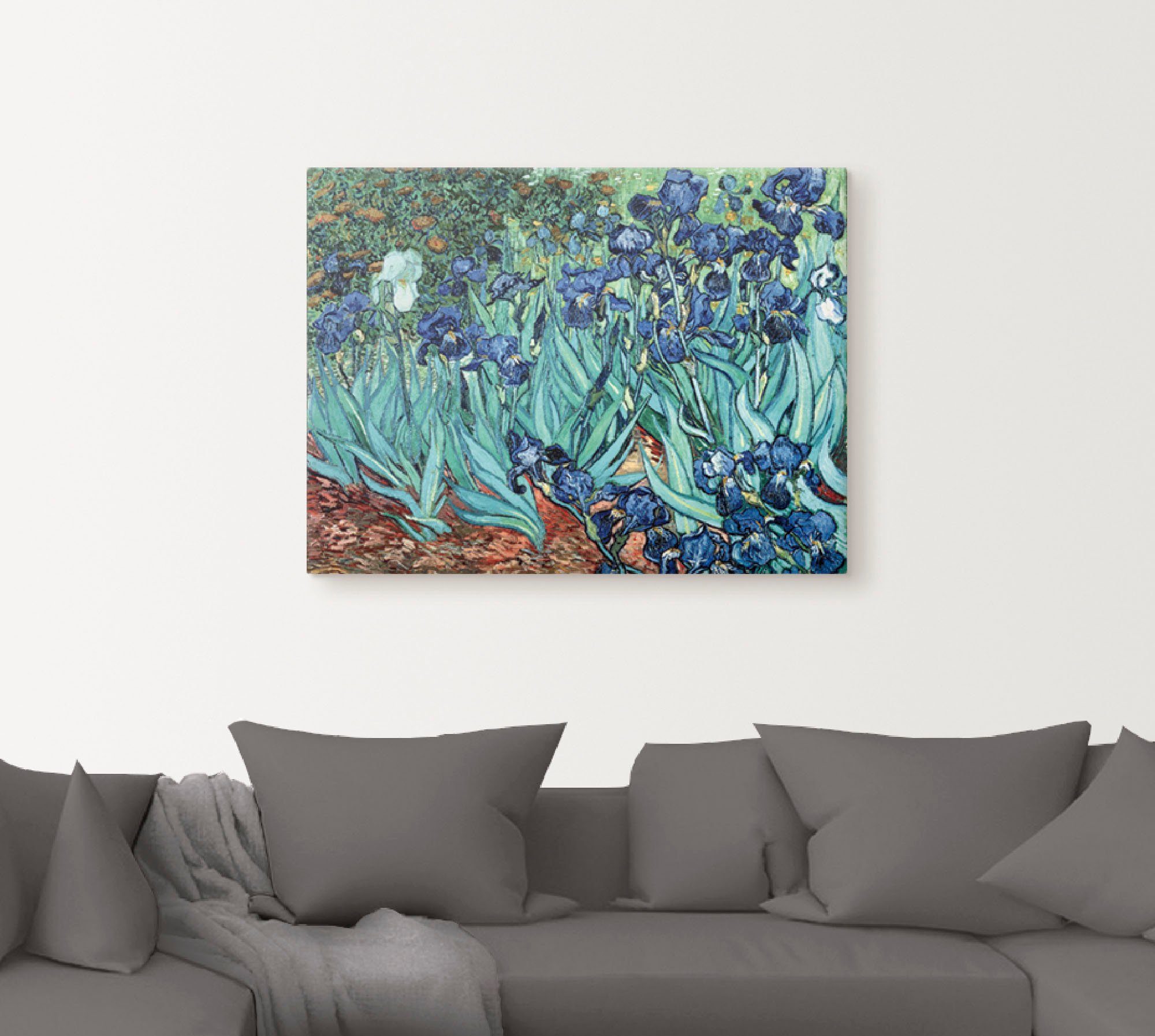 Artland Artprint op linnen Iris. 1889 gespannen op een spieraam