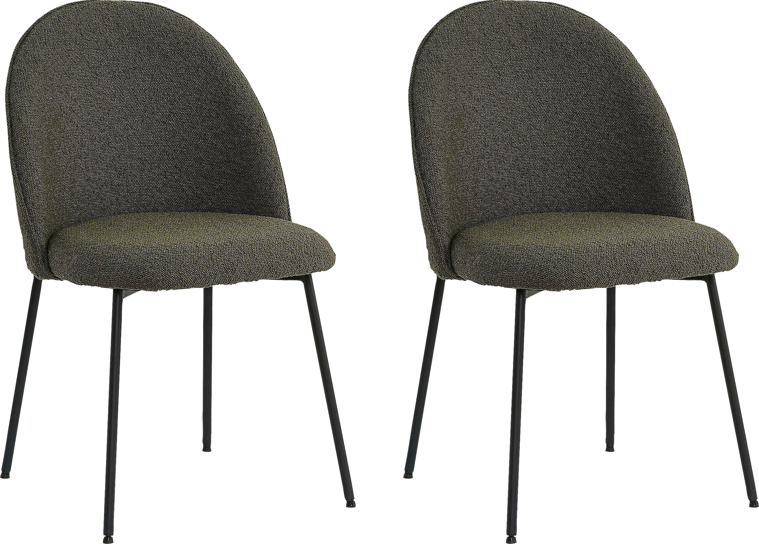 TOM TAILOR HOME Stoel met afgeronde rugleuning (set, 2 stuks)