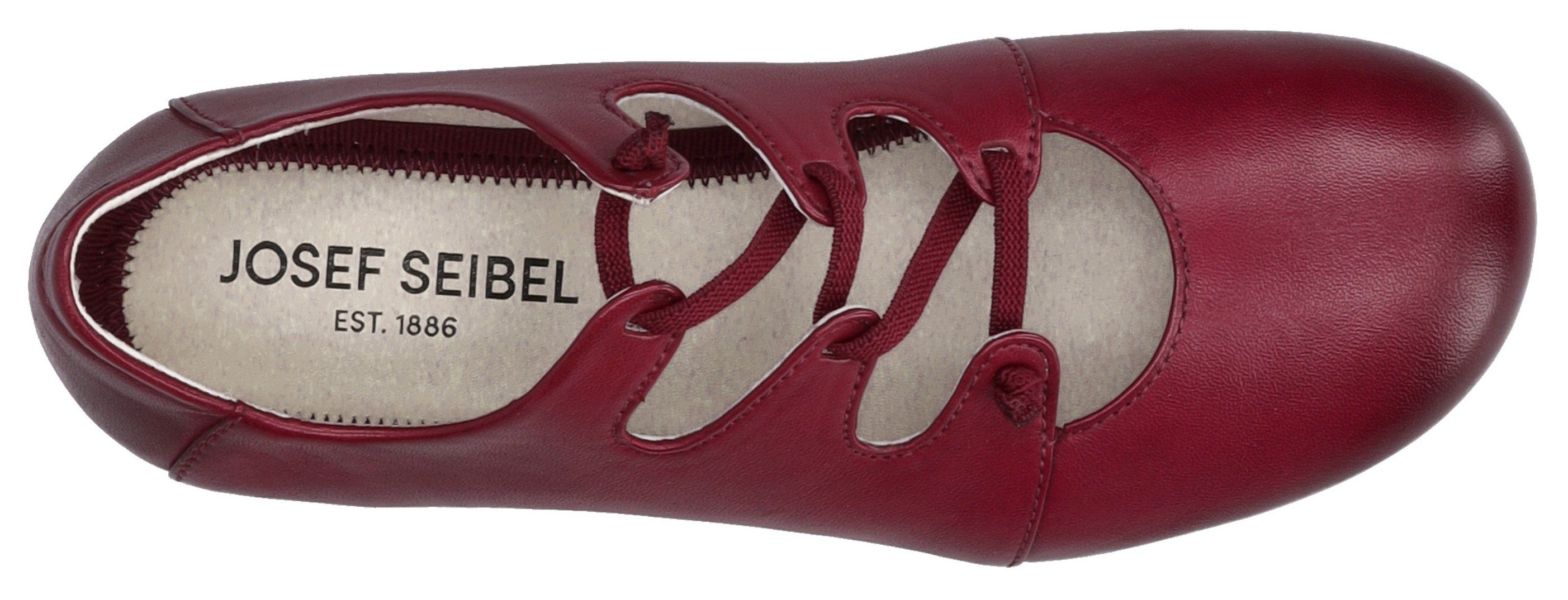 Josef Seibel Ballerina's met riempje Fiona 04 Slippers, sandalen, comfortschoenen met verfijnde elastische band