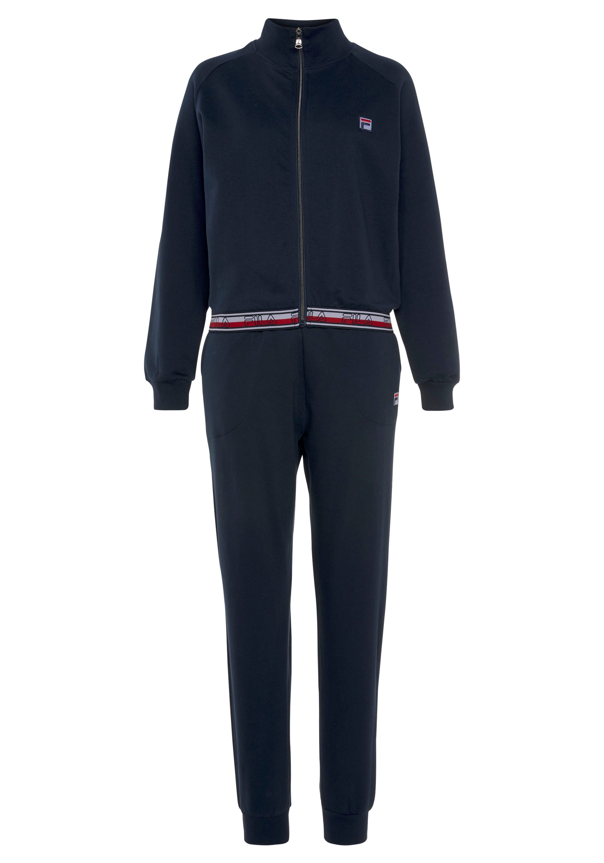 Fila Pyjama met details in contrastkleur (set, 2-delig)