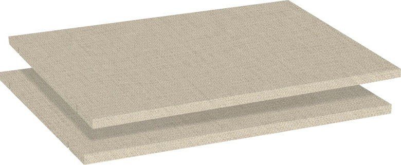 Places of Style Plank Onyx set van 2, in 2 breedten
