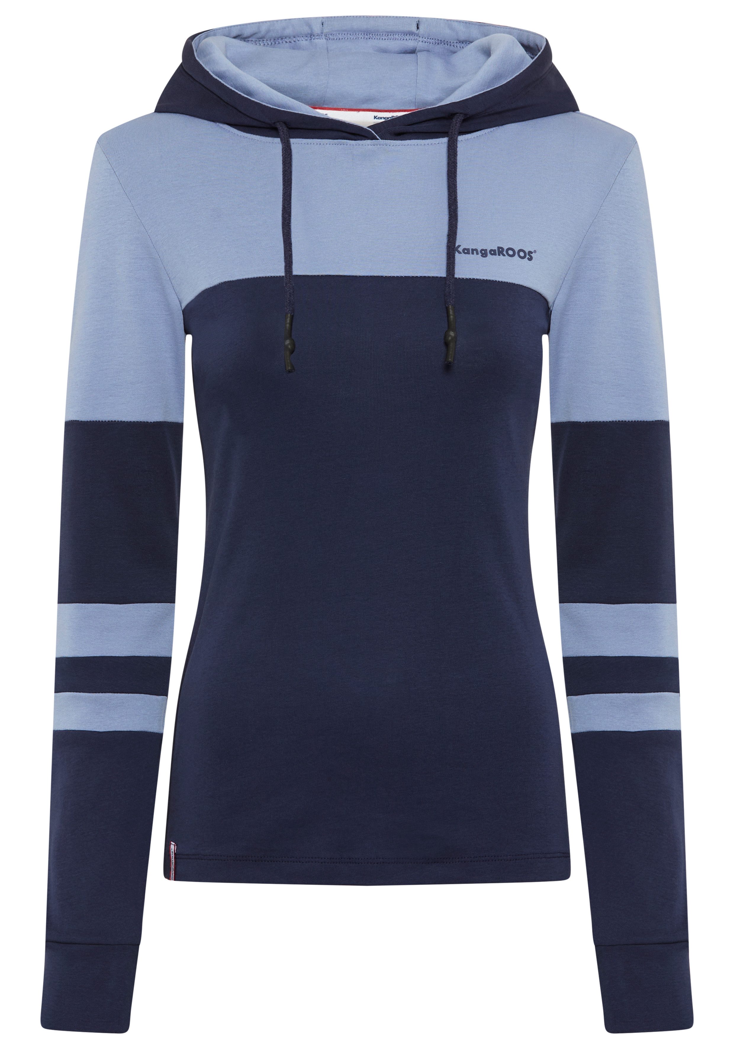 KangaROOS Capuchonshirt colourblocking-stijl