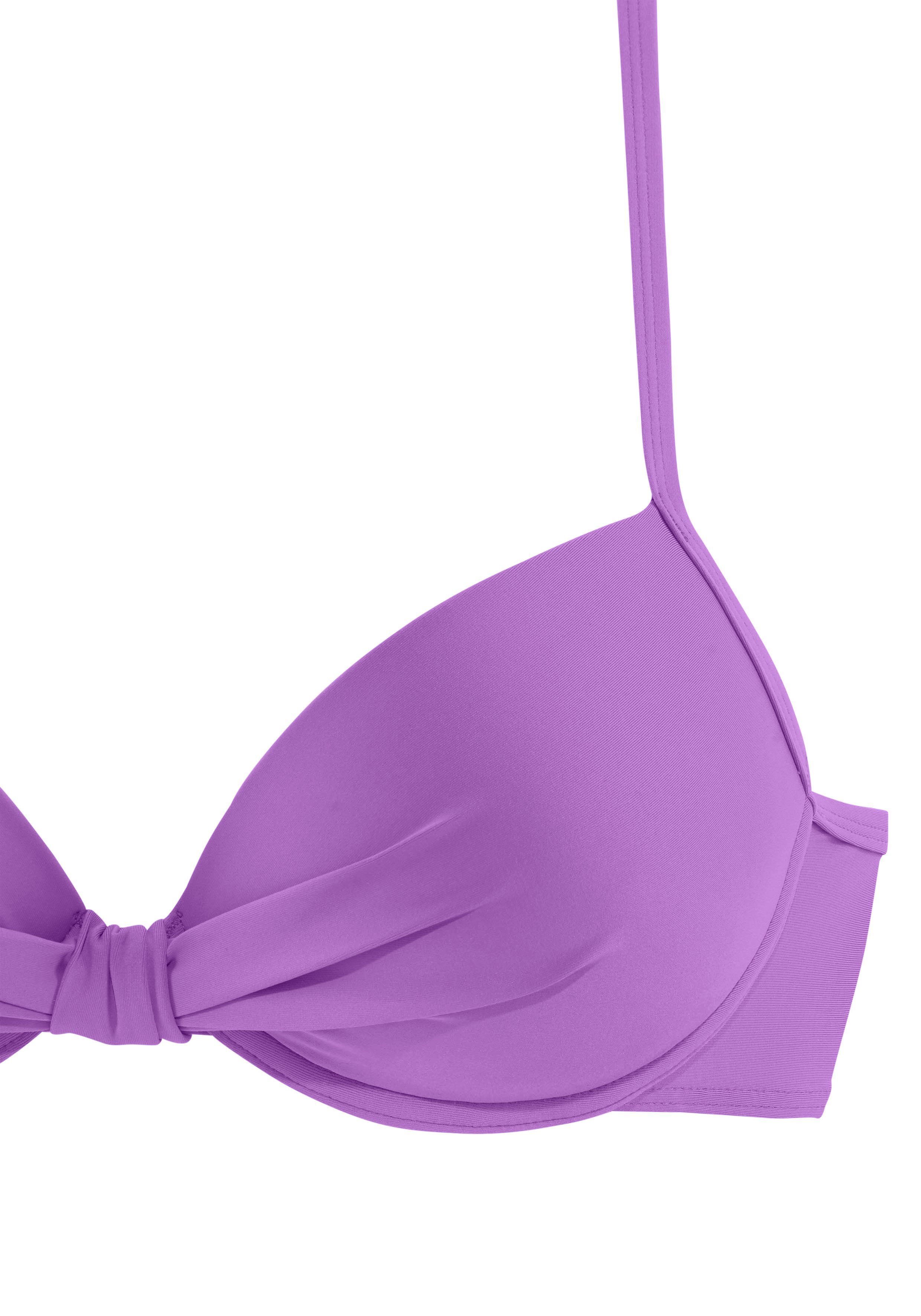 s.Oliver RED LABEL Beachwear Bikinitop met beugels Spain met aangerimpeld midden