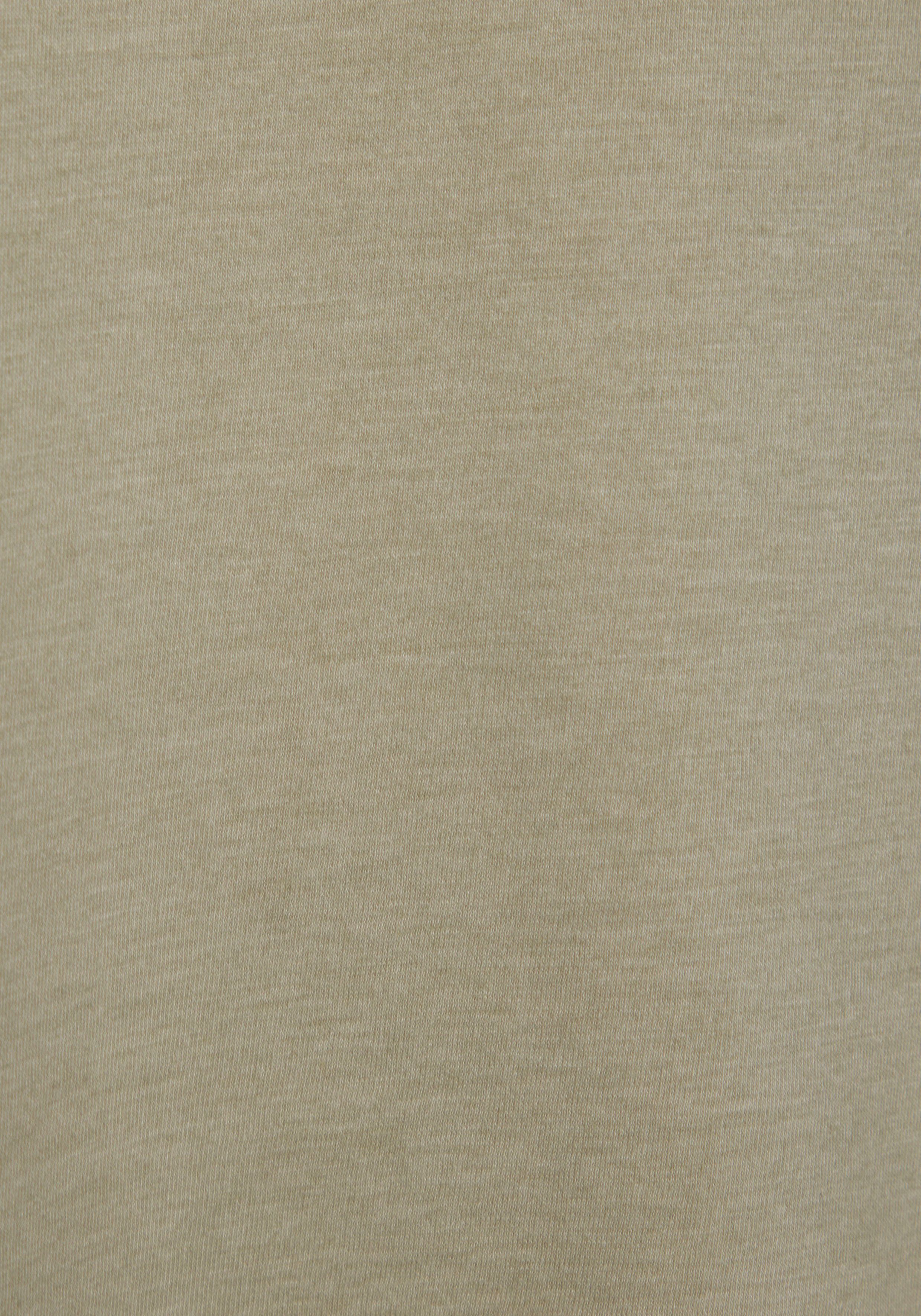Elbsand T-shirt Eldis met logoprint, korte mouwen shirt van katoenmix, sportief-casual