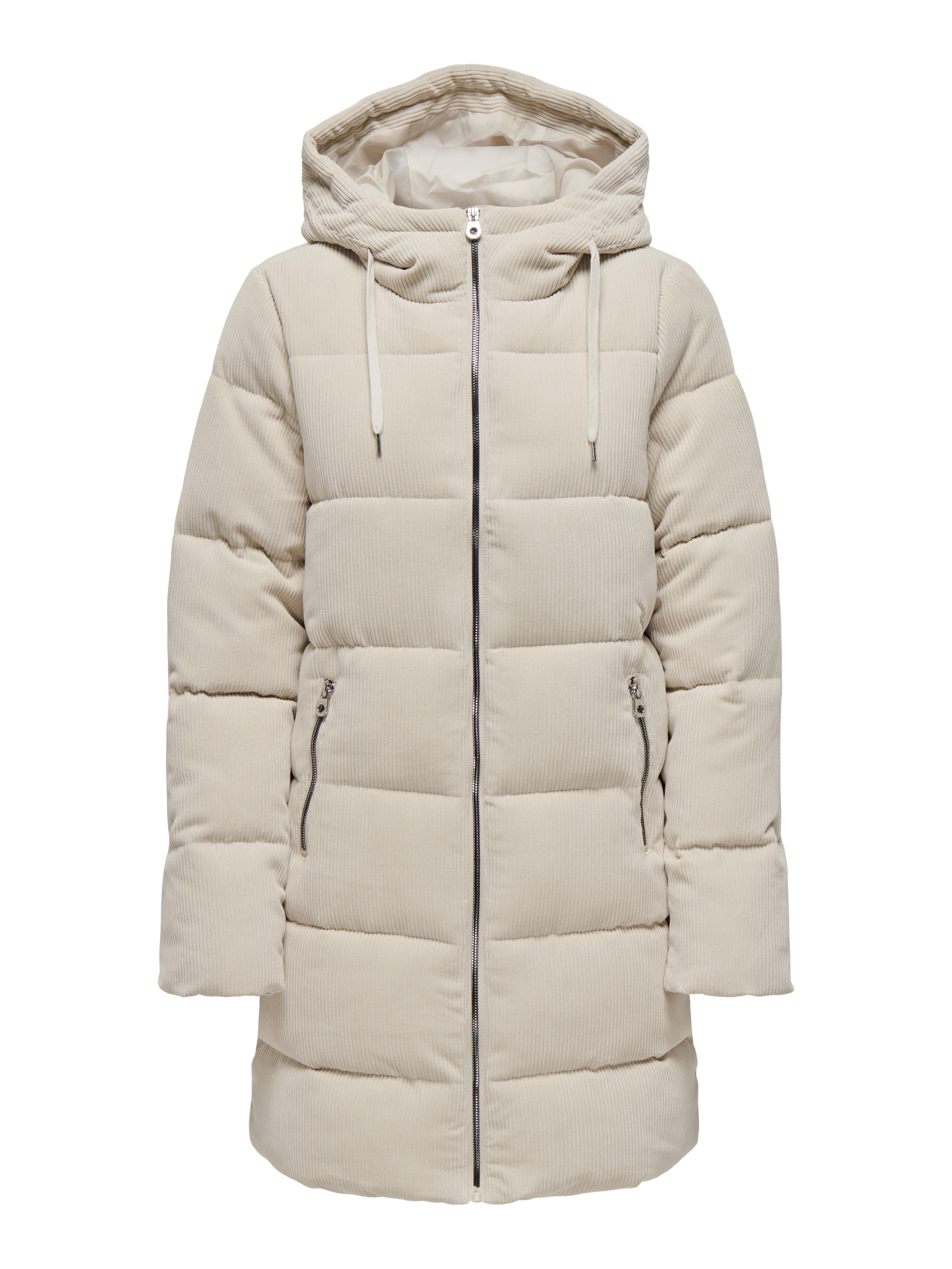 Only Gewatteerde jas ONLDOLLY LONG CORDUROY PUFFER OTW