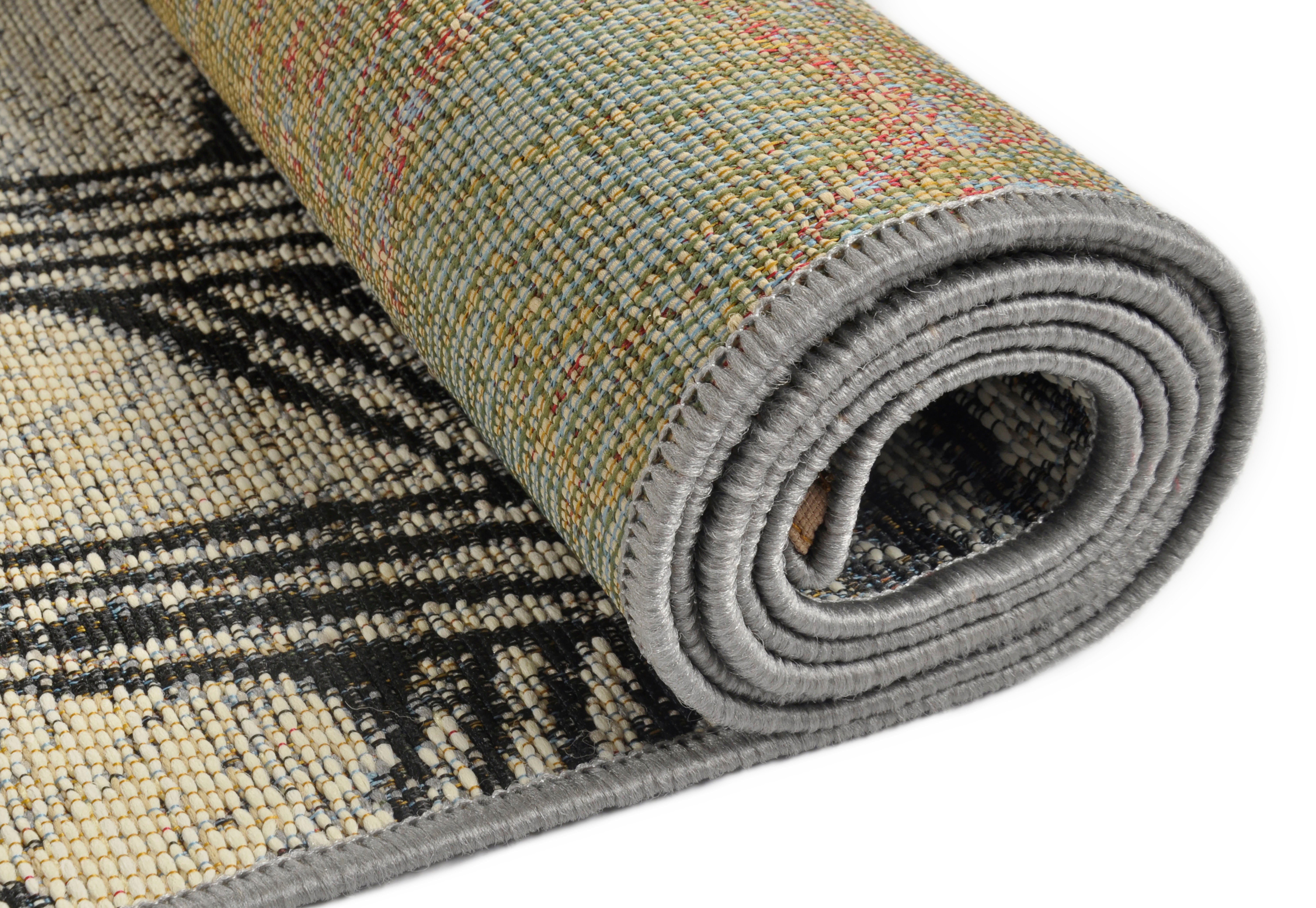 Gino Falcone Vloerkleed Outdoor-Africa 37 Platweefsel, geschikt voor binnen en buiten, woonkamer