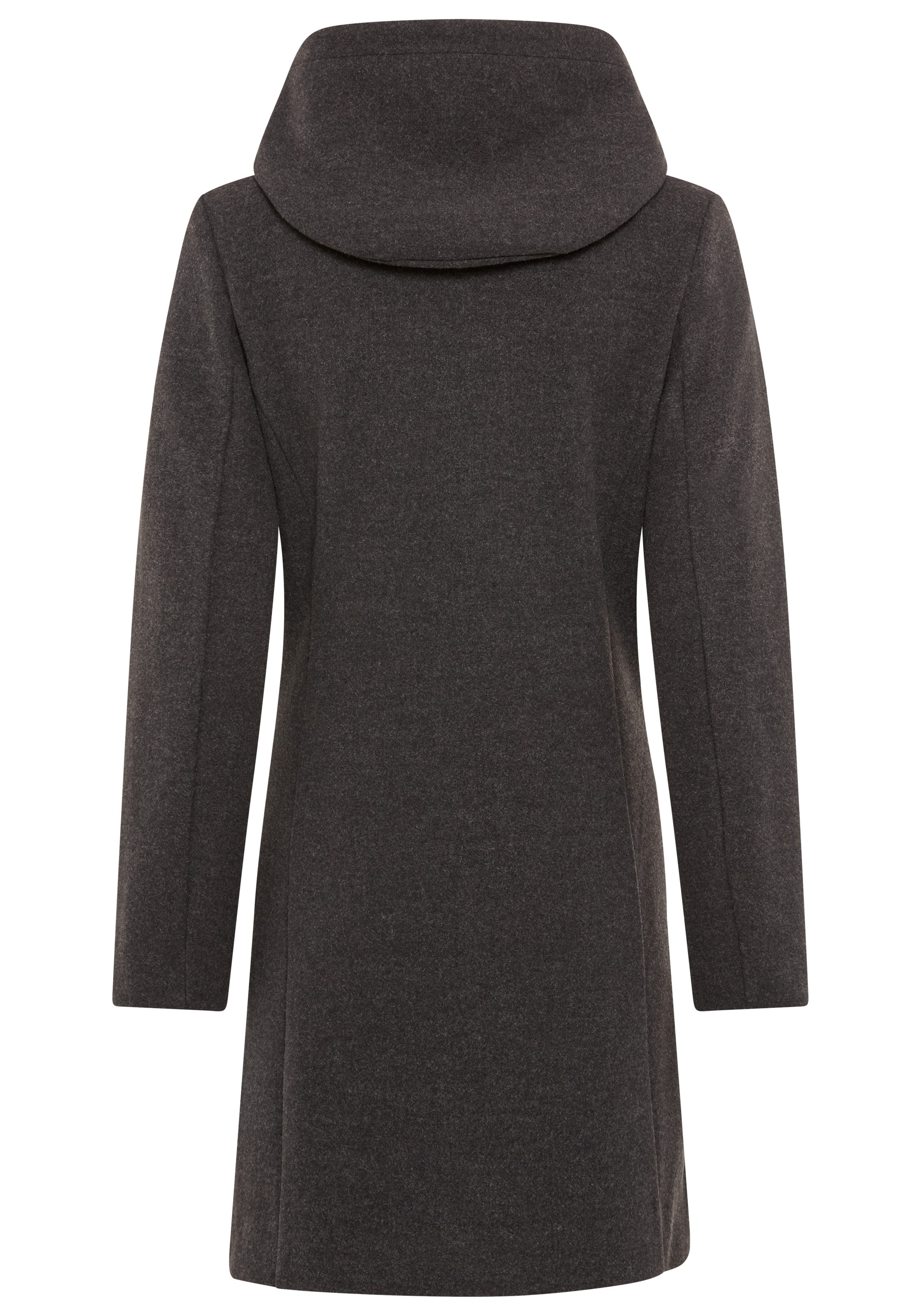KangaROOS Korte jas met grote capuchon en fleece gevoerd