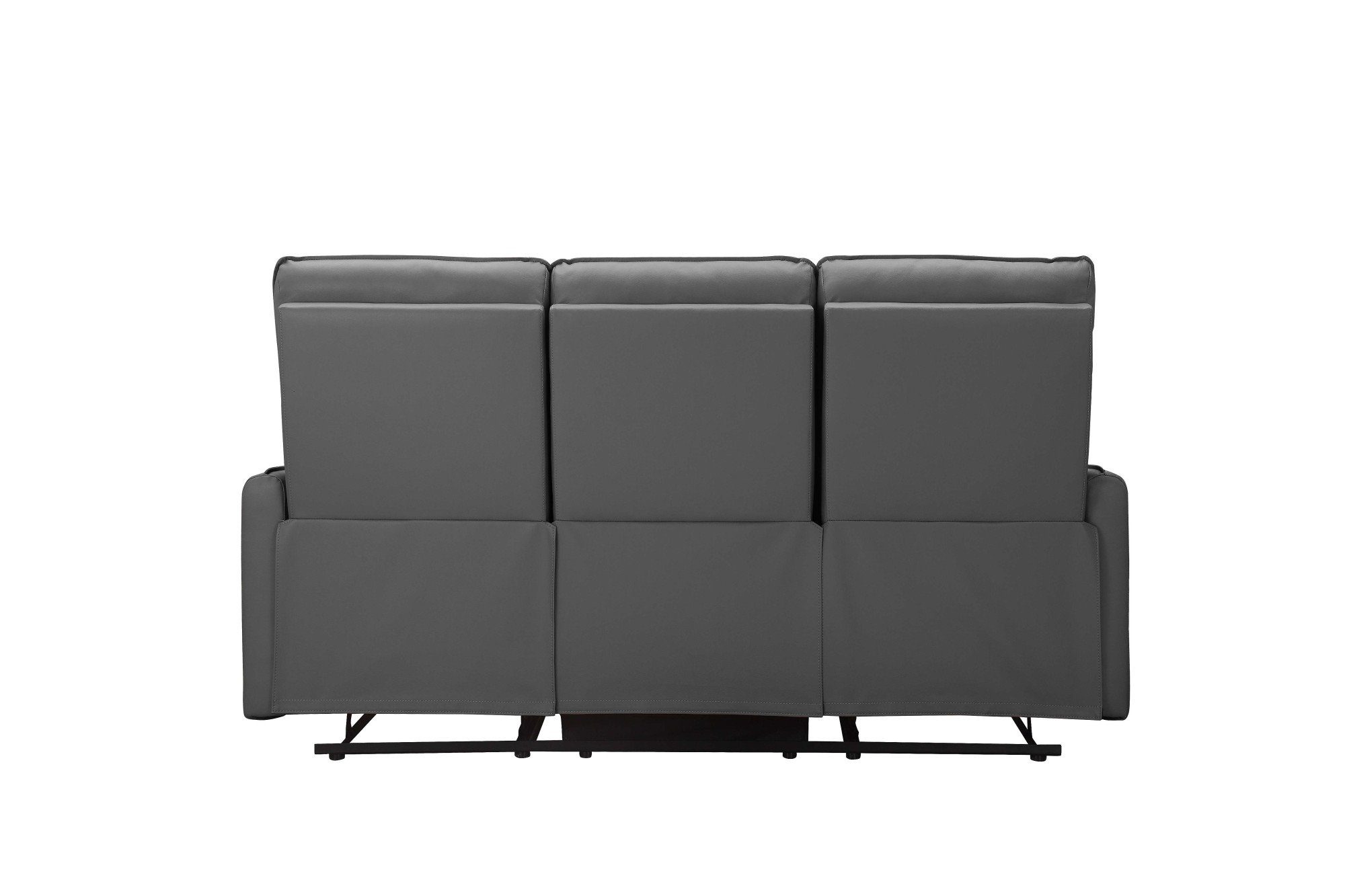 Dorel Home 3-zitsbank Lugo, bioscoopbank met relaxfunctie in kunstleer en geweven stof