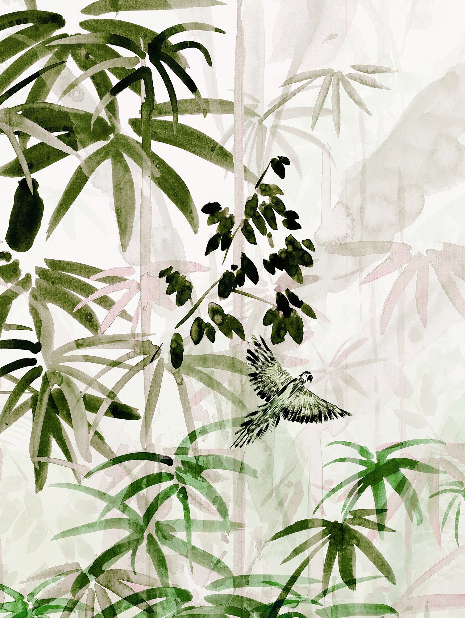 Komar Poster Bamboe forest