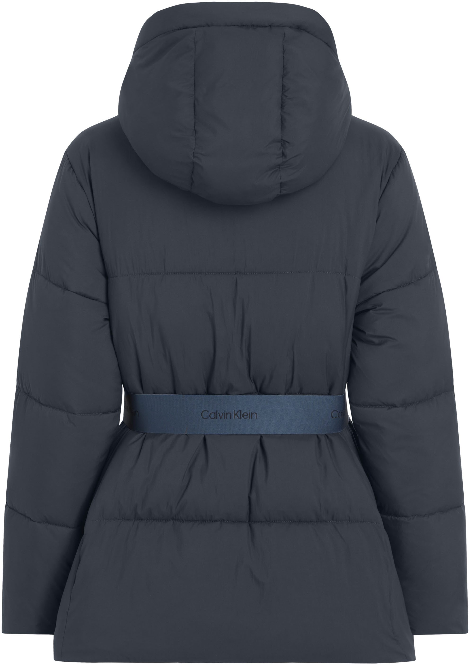 Calvin Klein Gewatteerde jas LOGO BELT SHORT PUFFER