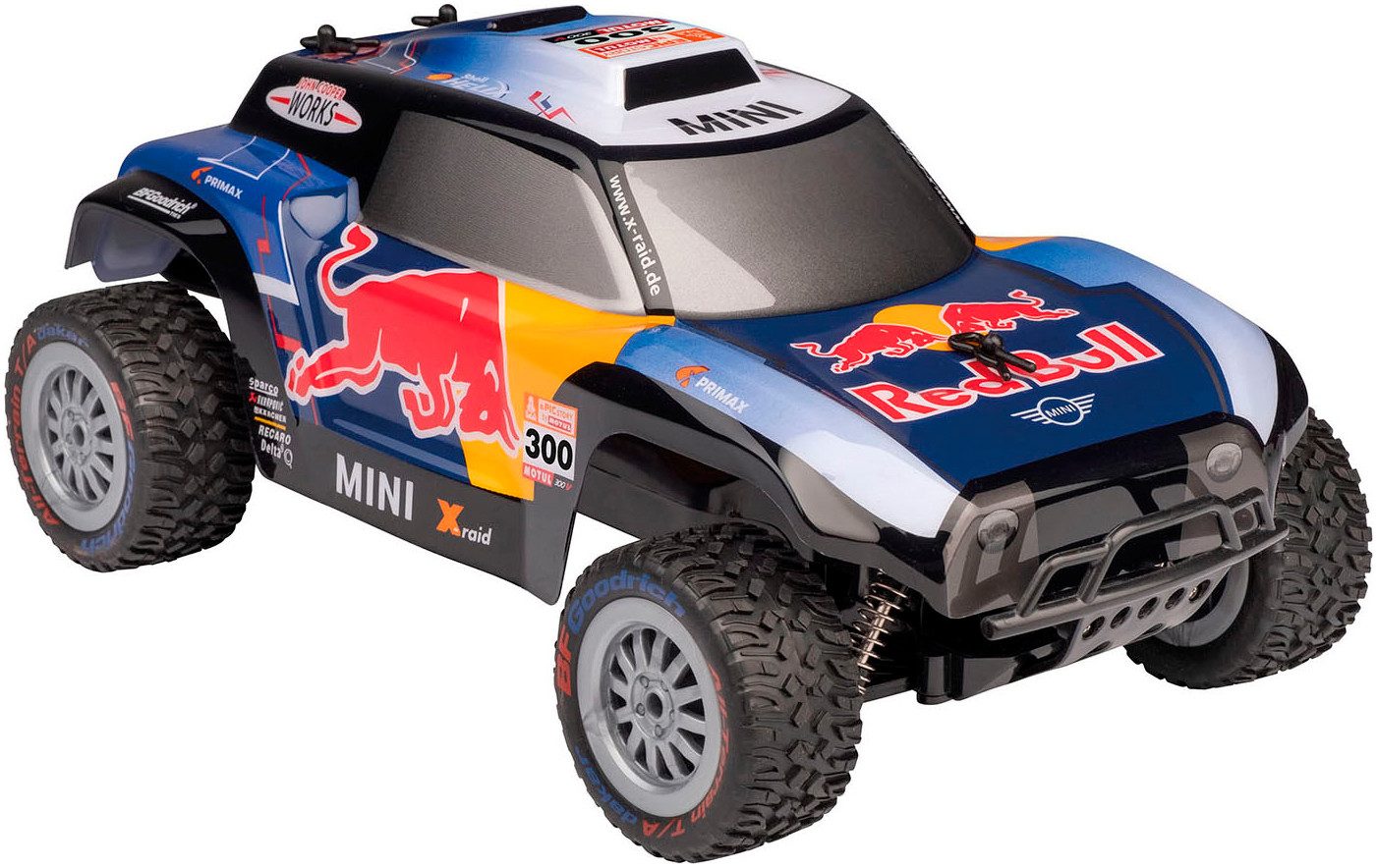 Happy People Radiografisch bestuurbare buggy Mini Cooper JCW X-Raid Red Bull