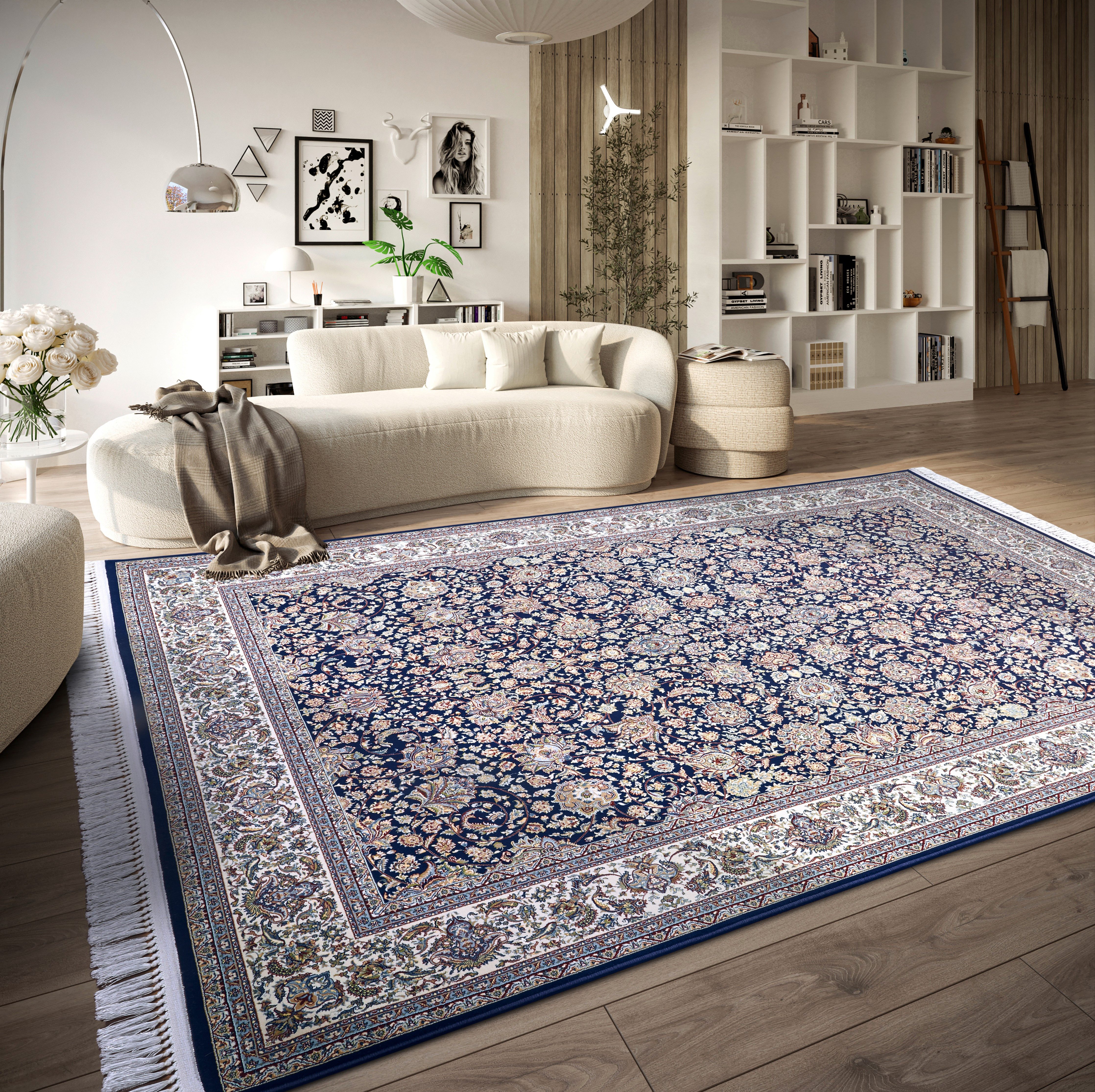 Villeroy & Boch Vloerkleed Alfred Oriëntaals, franjes, woonkamer, slaapkamer, klassiek, kortpolig