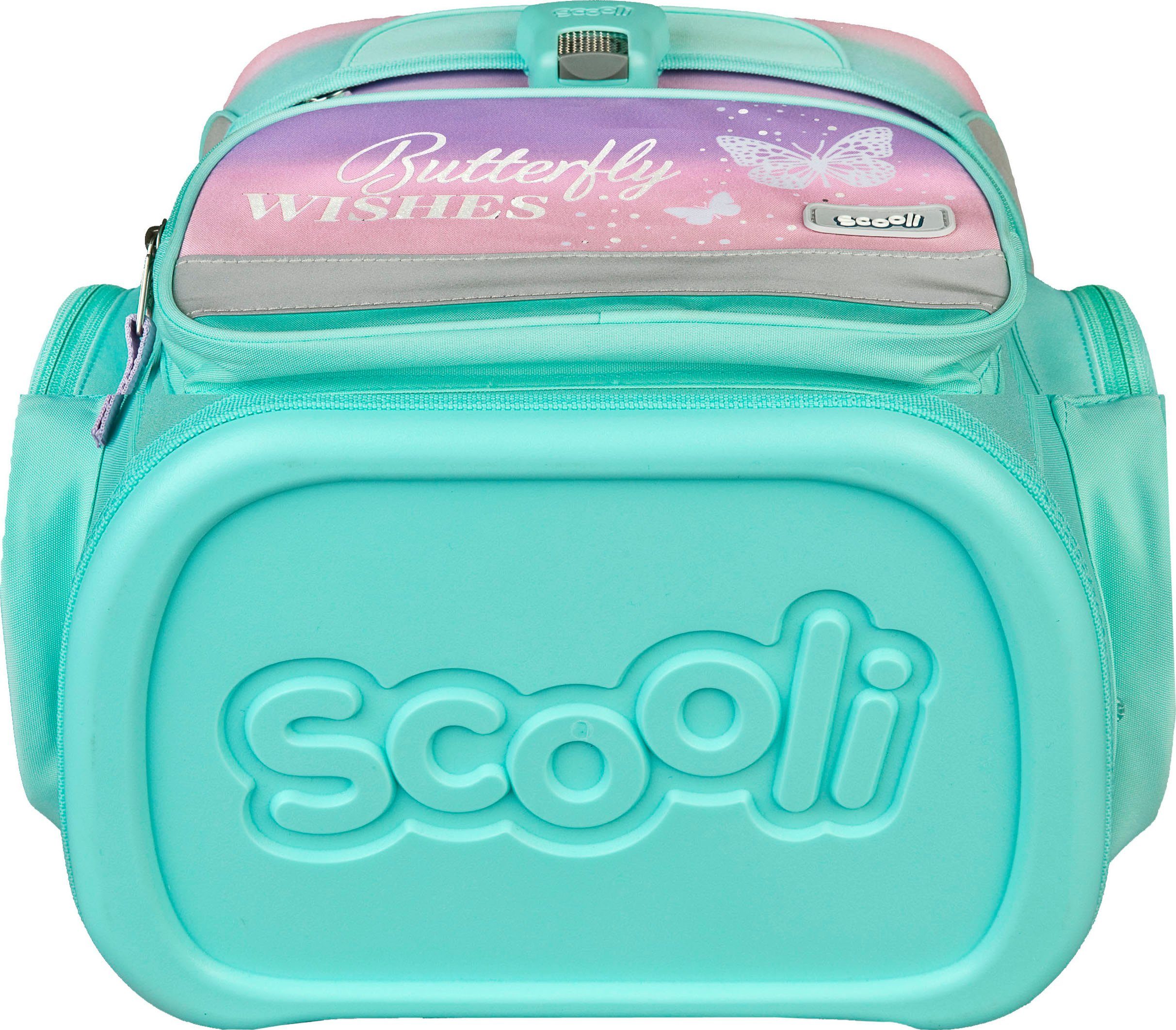 Scooli Schooltas EasyFit, Butterfly Wishes (5-delig)