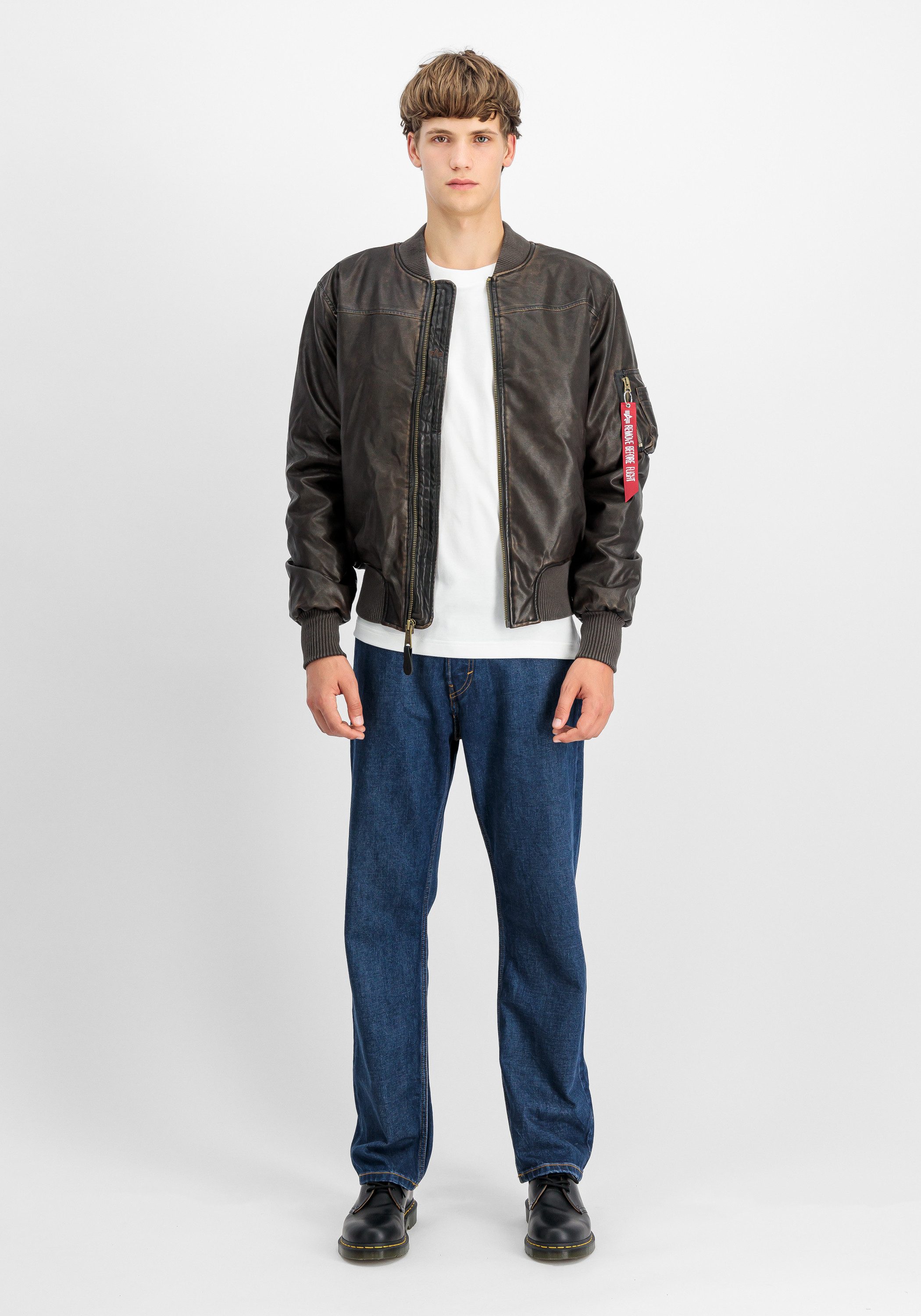 Alpha Industries Bomberjack Alpha Industries Men - Bomber Jackets MA-1 Faux Leather Vintage