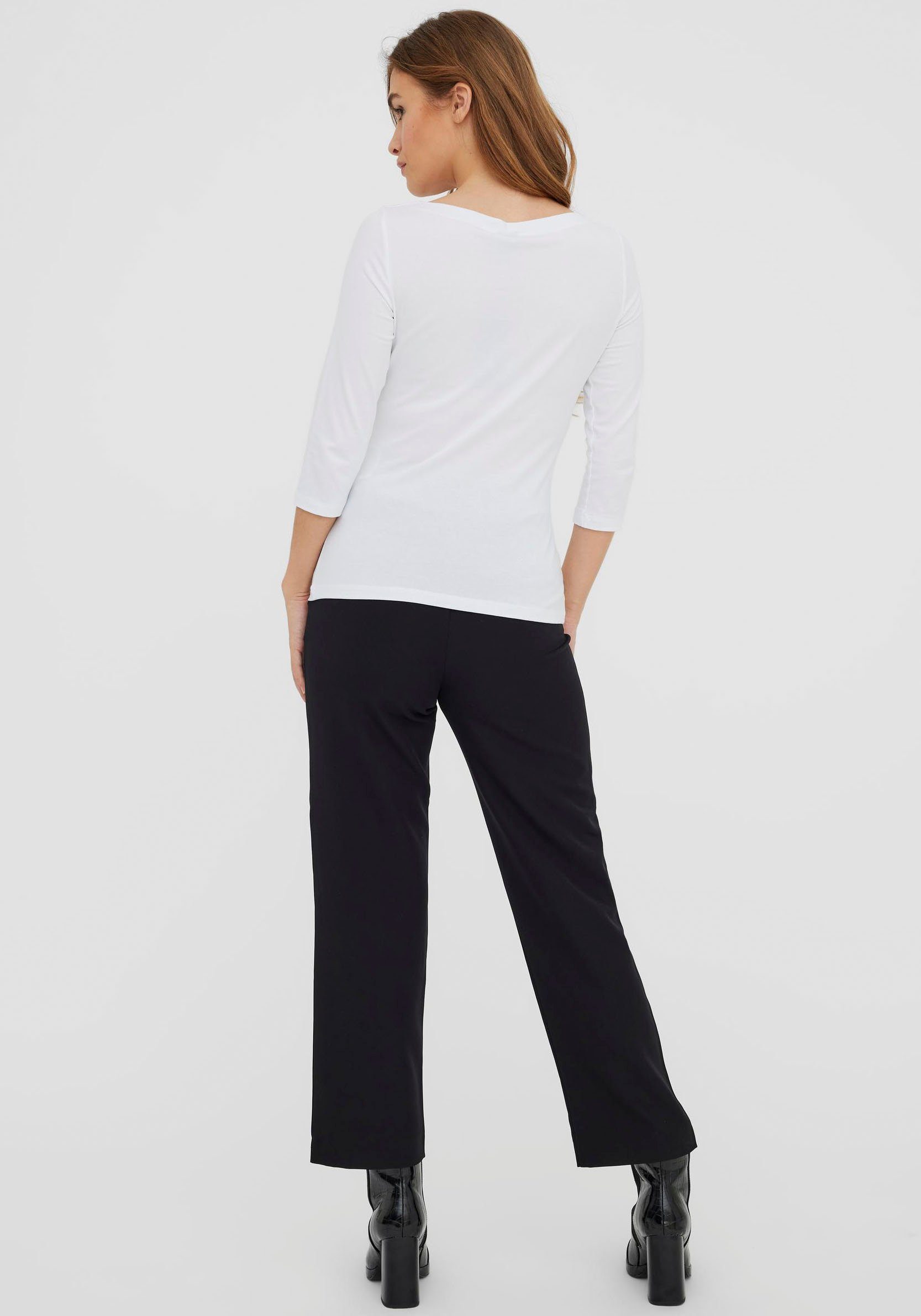 Vero Moda Shirt met 3/4 mouwen VMPANDA MODAL 3/4 TOP JRS NOOS