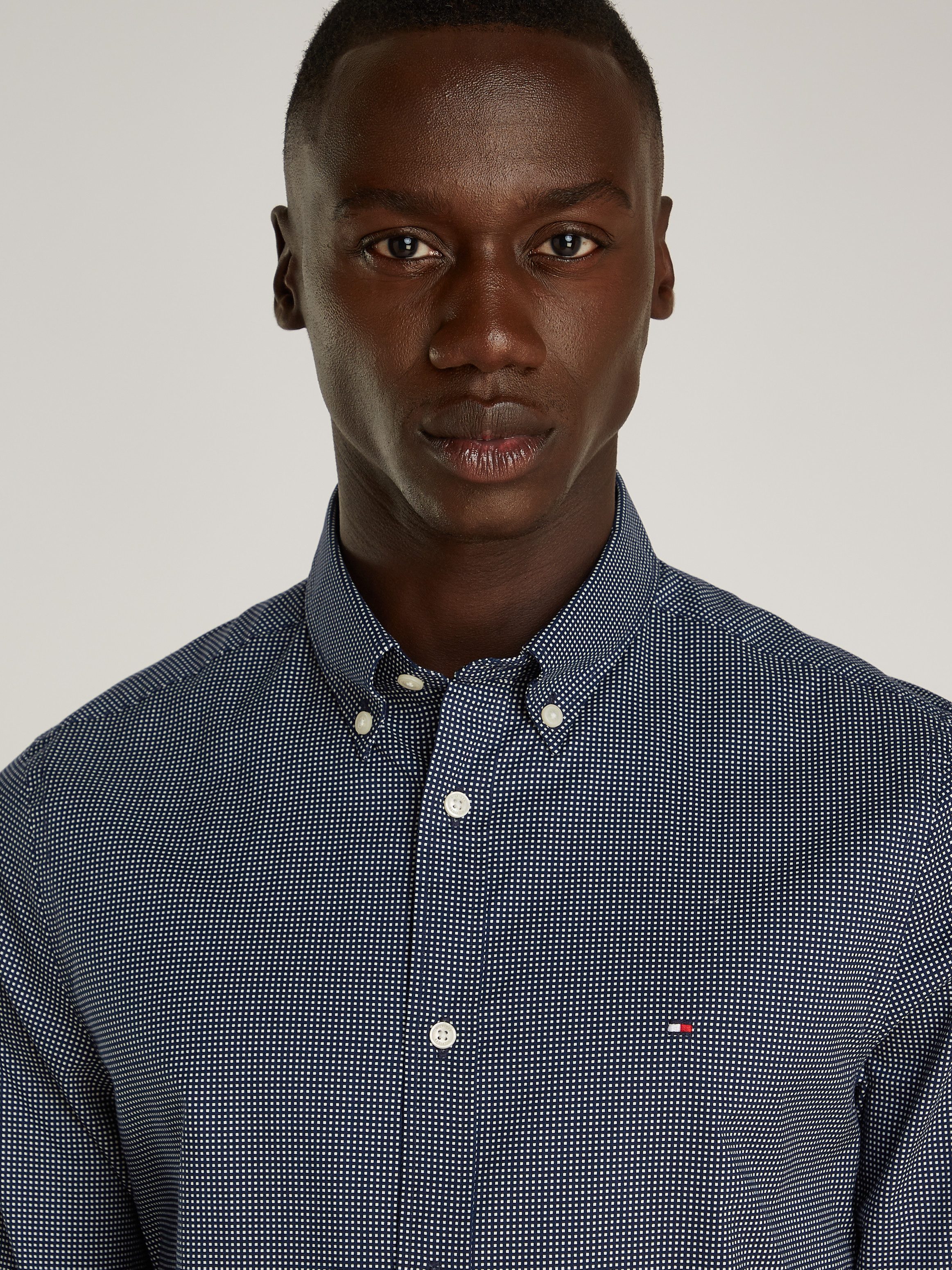 Tommy Hilfiger Businessoverhemd MICRO PRINT SF SHIRT