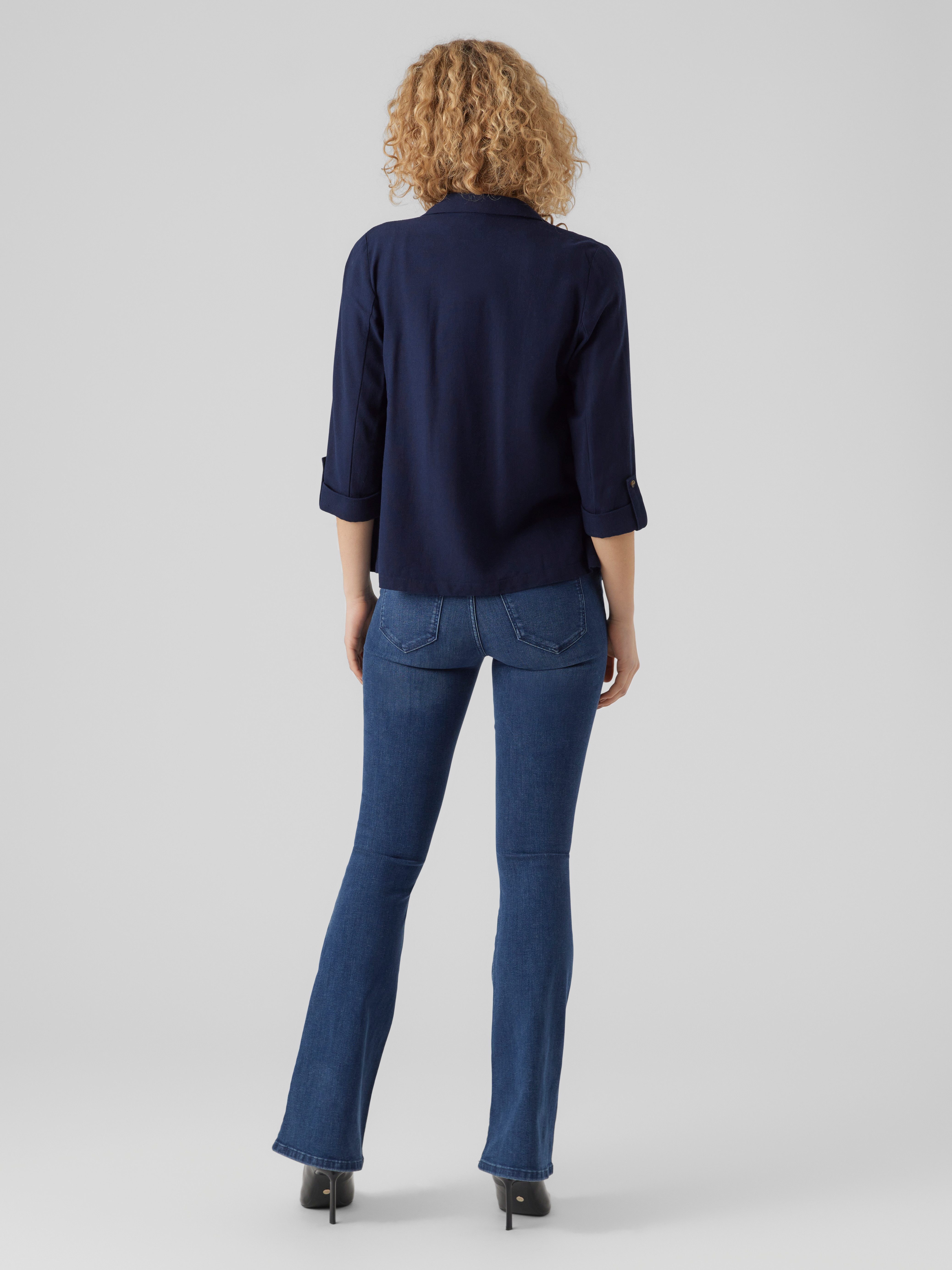 Vero Moda Korte blazer VMJESMILO 3/4 LOOSE BLAZER WVN GA NOOS