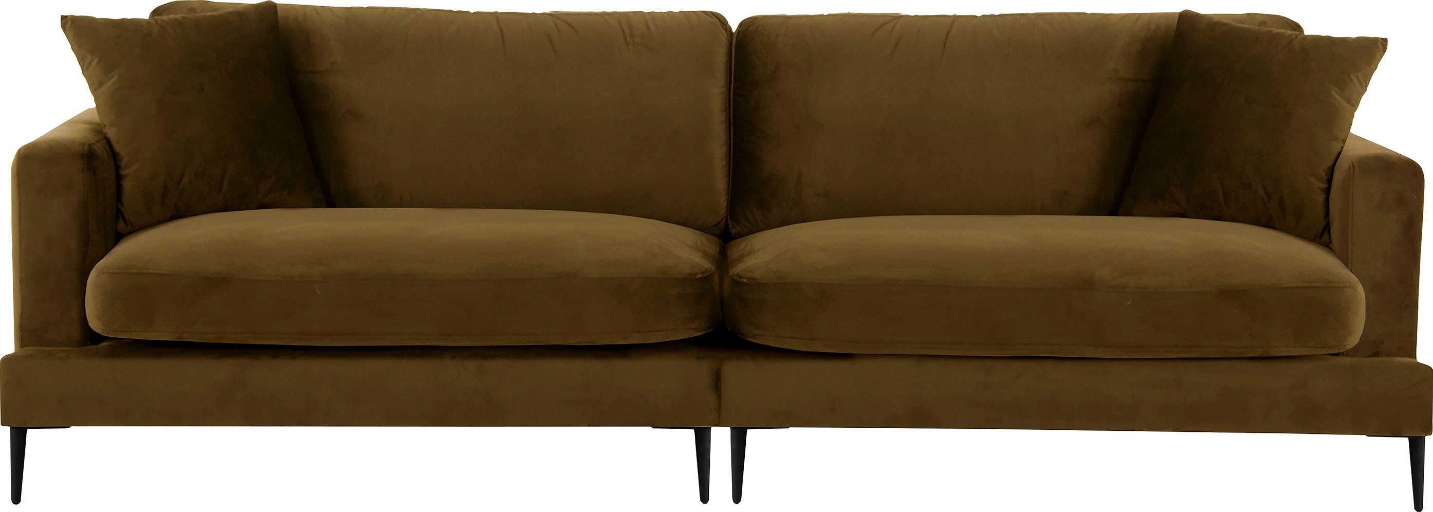 Leonique Megabank Cozy elegante designbank, afmetingen B/D/H: 252/97/80 cm