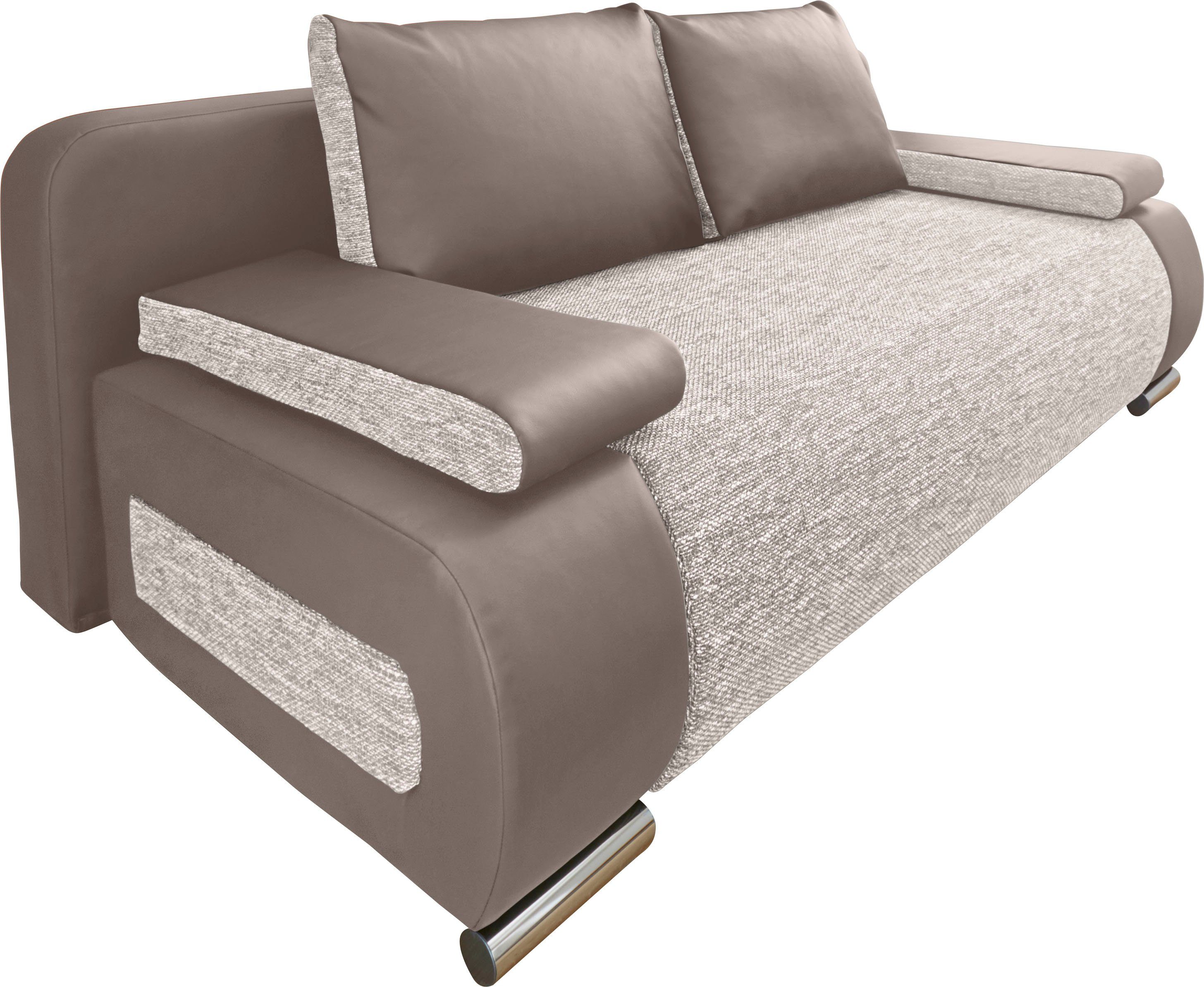 COLLECTION AB Slaapbank Moritz met slaapbank functie en bedbox, comfortabele binnenvering