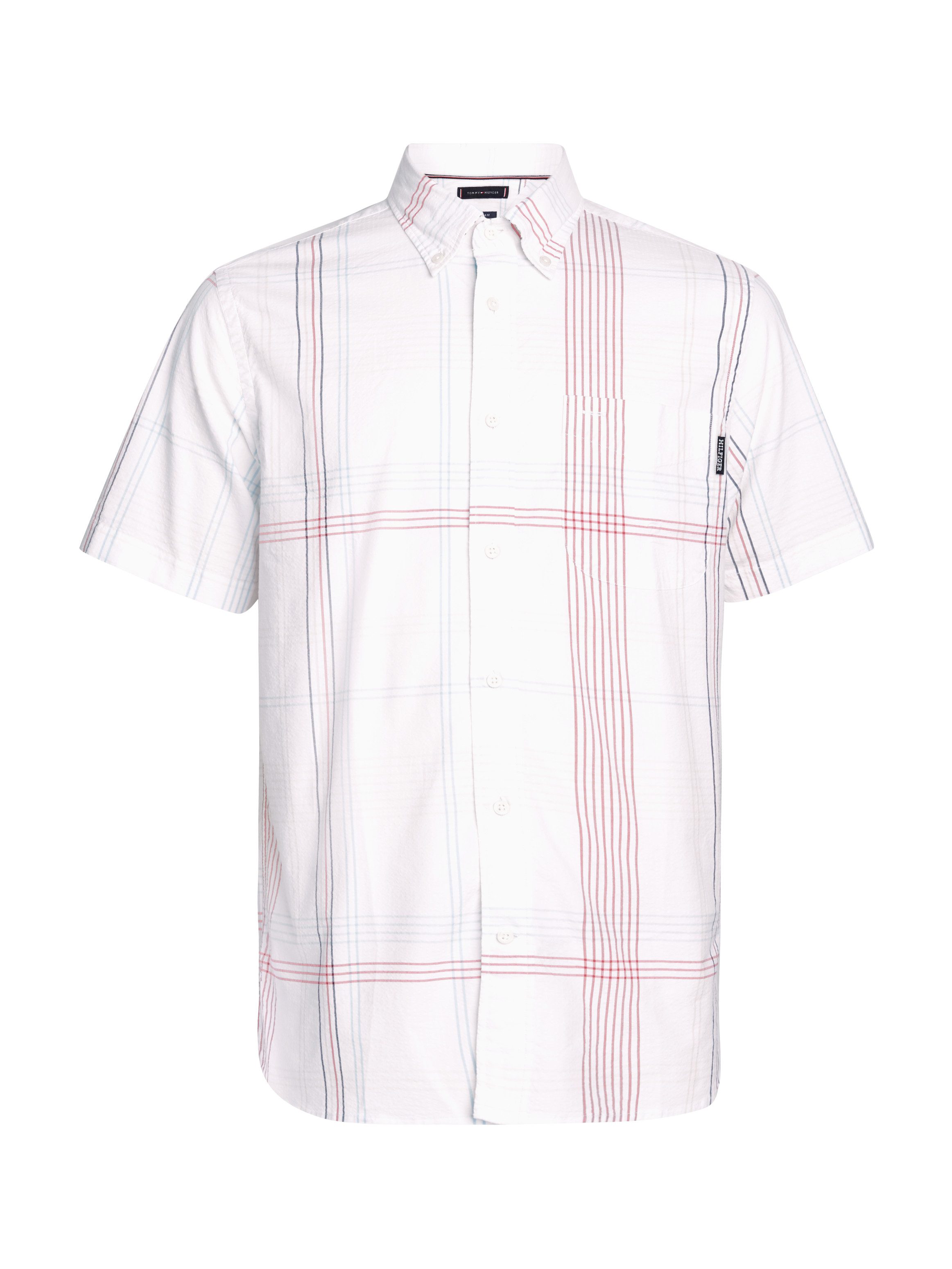 Tommy Hilfiger Overhemd met korte mouwen RWB LINE CHECK RF SHIRT S/S