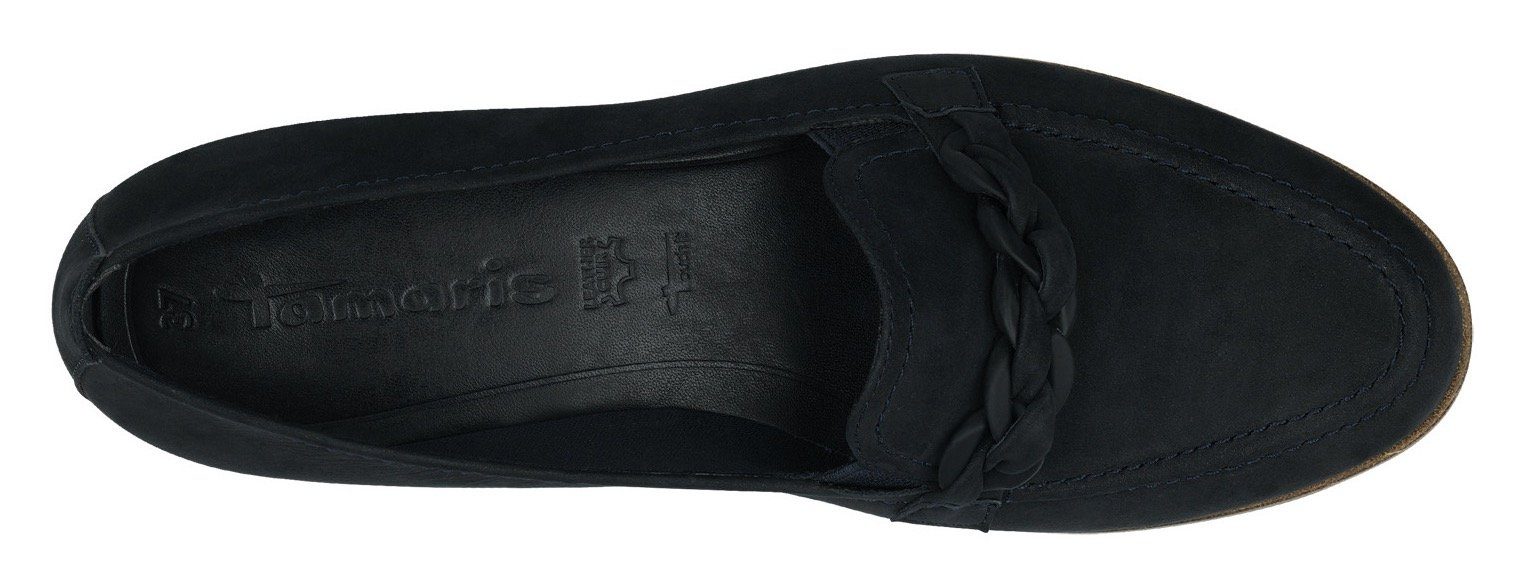 Tamaris Loafers Chunky slipper, plateau slipper met zijstretch-inzetten