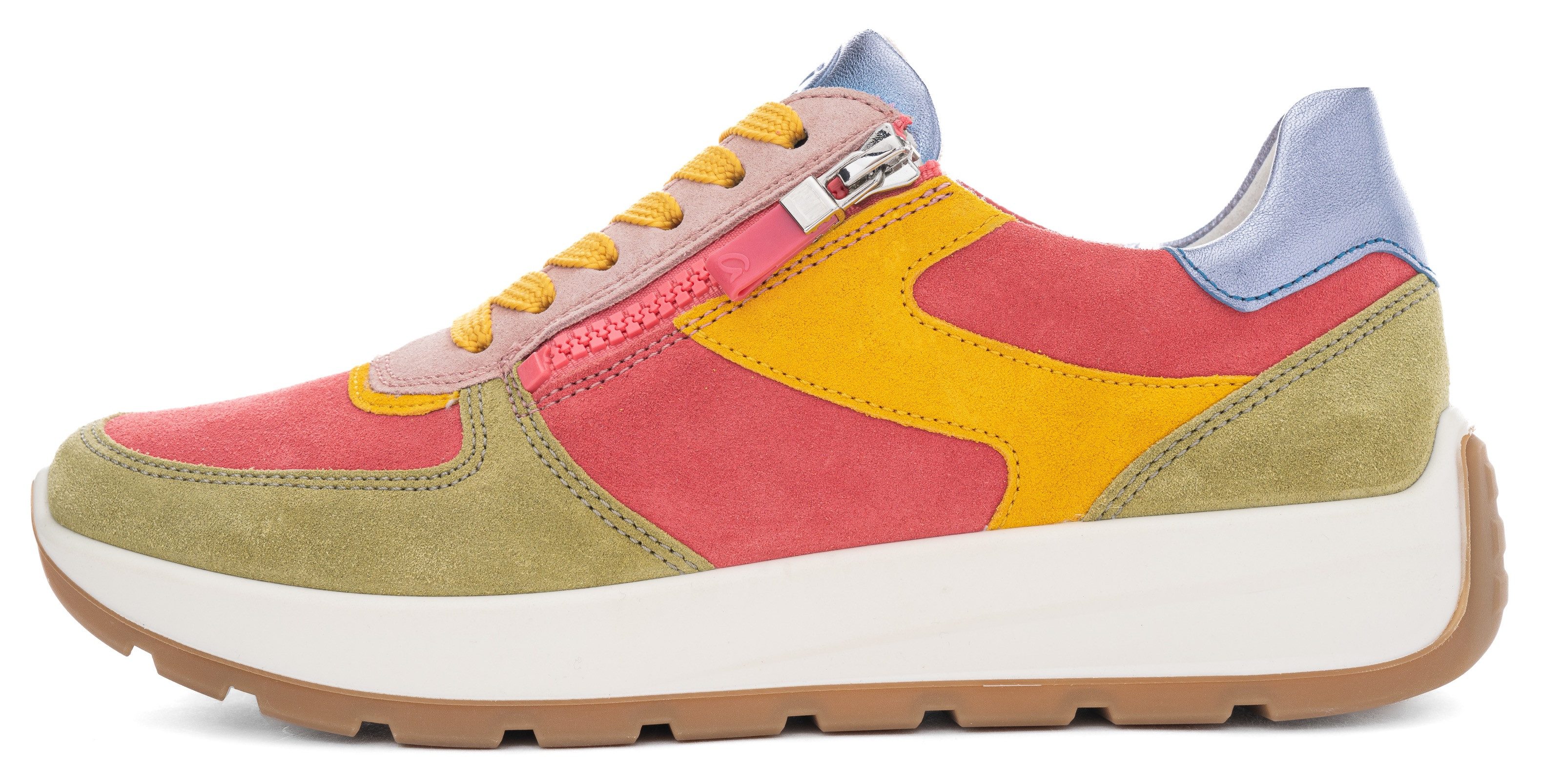 Ara Sneakers met sleehak New York , pride sneaker, veterschoen in comfortabele breedte h (= zeer breed)