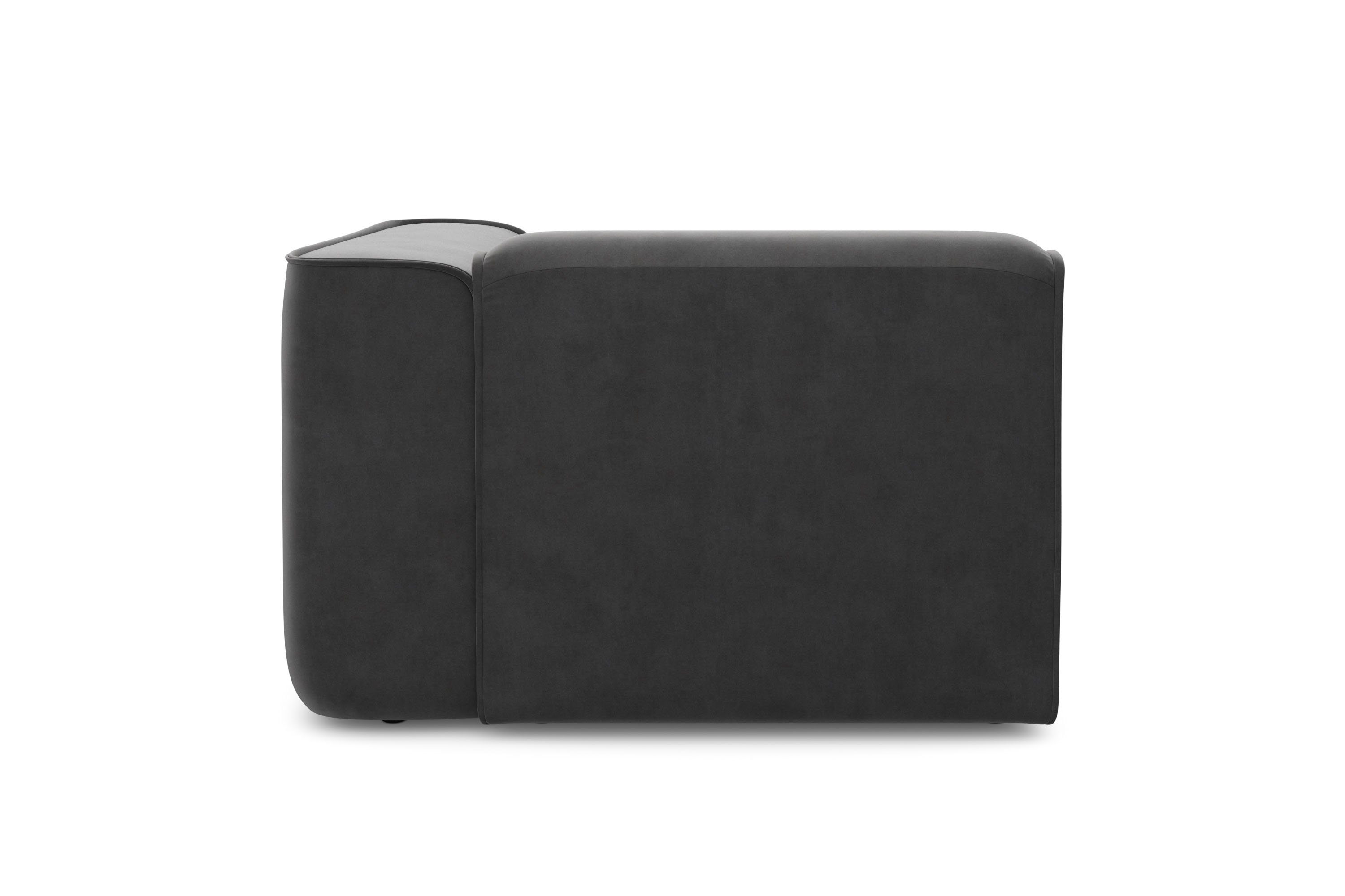 RAUM.ID Fauteuil Merid sofa-hoekelement, afmetingen B/D/H: 109/97/46 cm als module of apart te gebruiken, voor individuele samenstelling