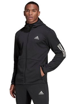 adidas performance trainingsjack full-zip hoodie zwart