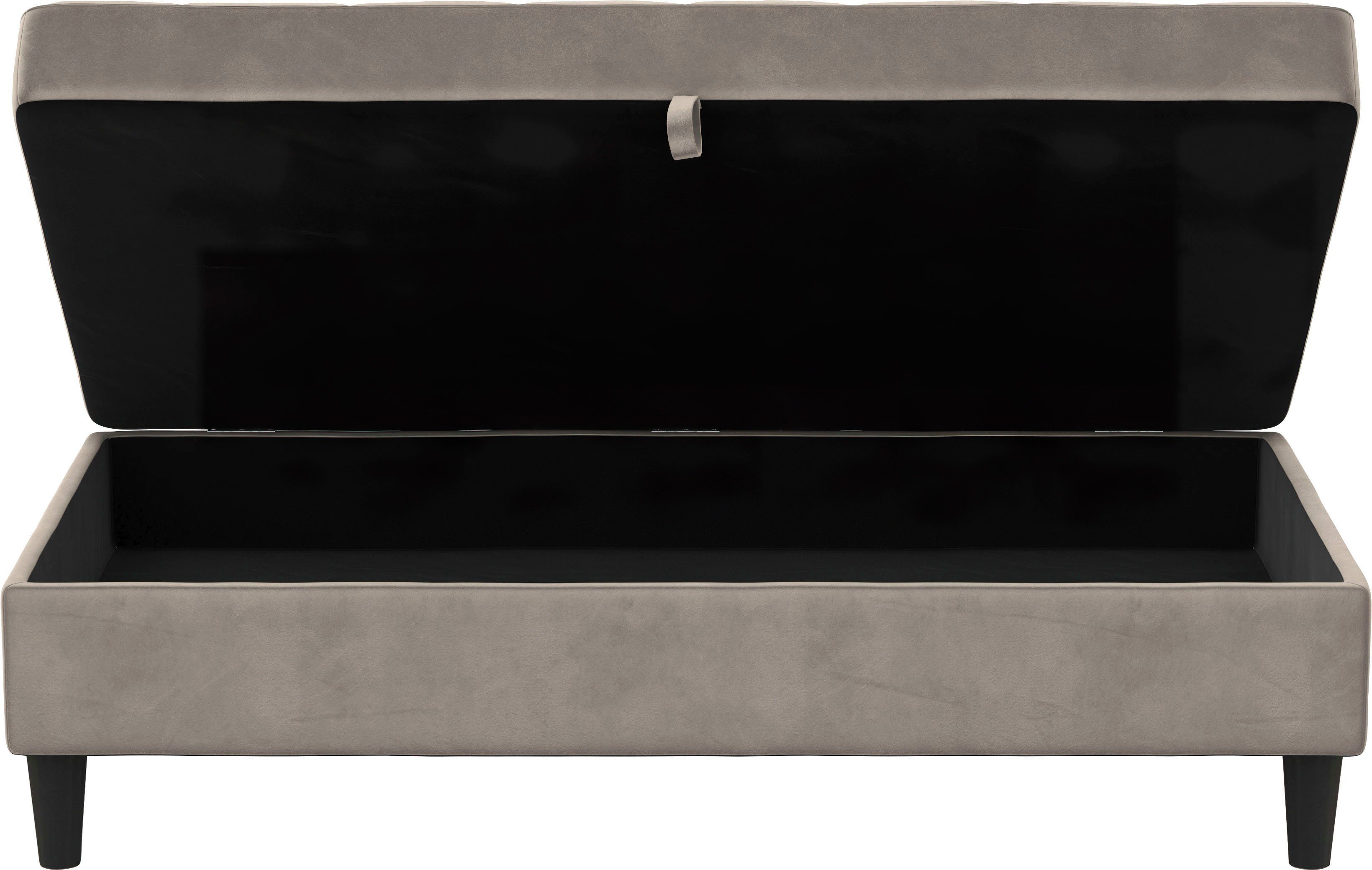 Dorel Home Hocker met bergruimte Presley Hocker met bergruimte, vrij plaatsbaar, zithoogte 43 cm