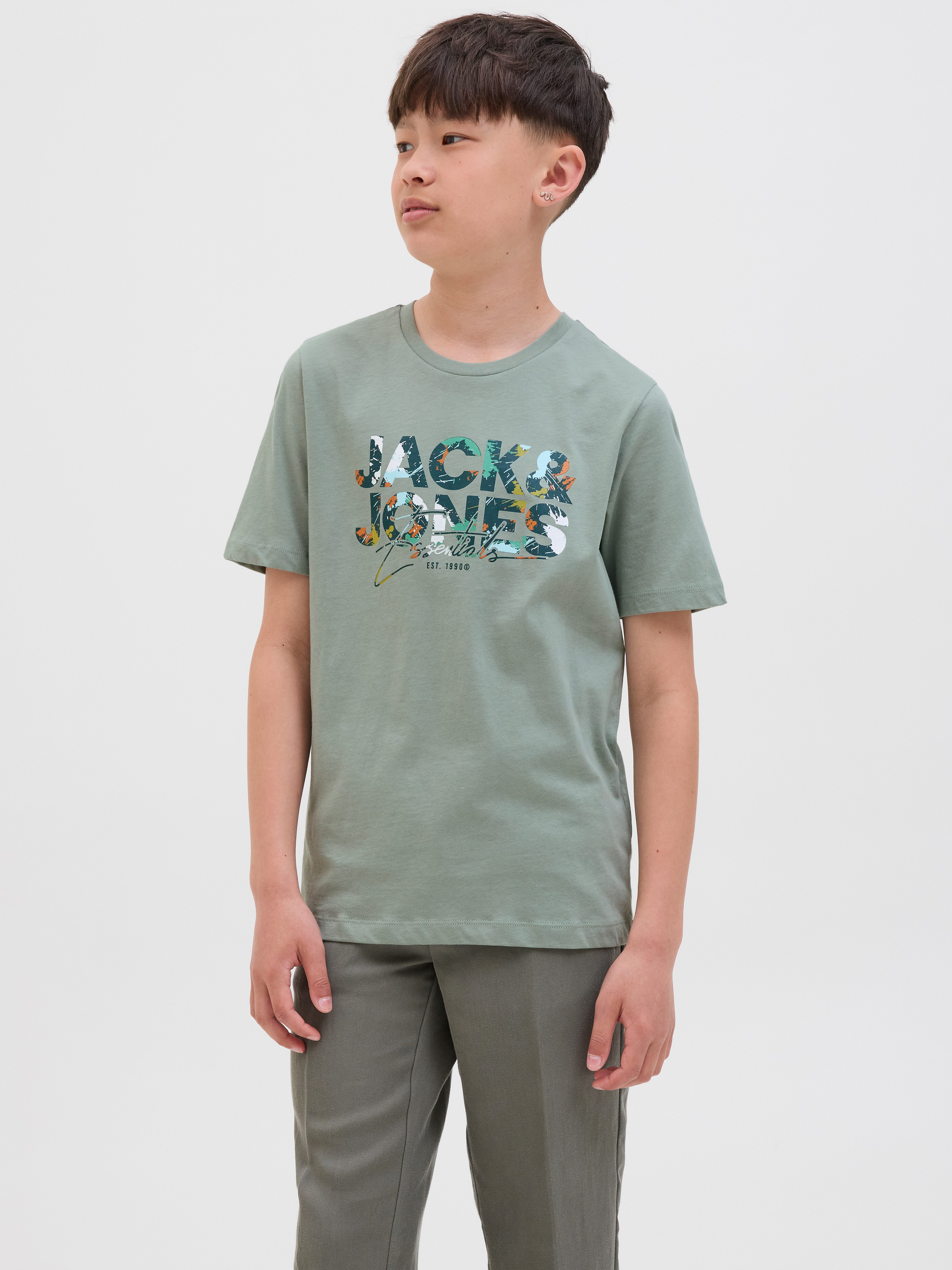 Jack & Jones Junior T-shirt JJGEPLAS TEE SS CREW NECK JNR