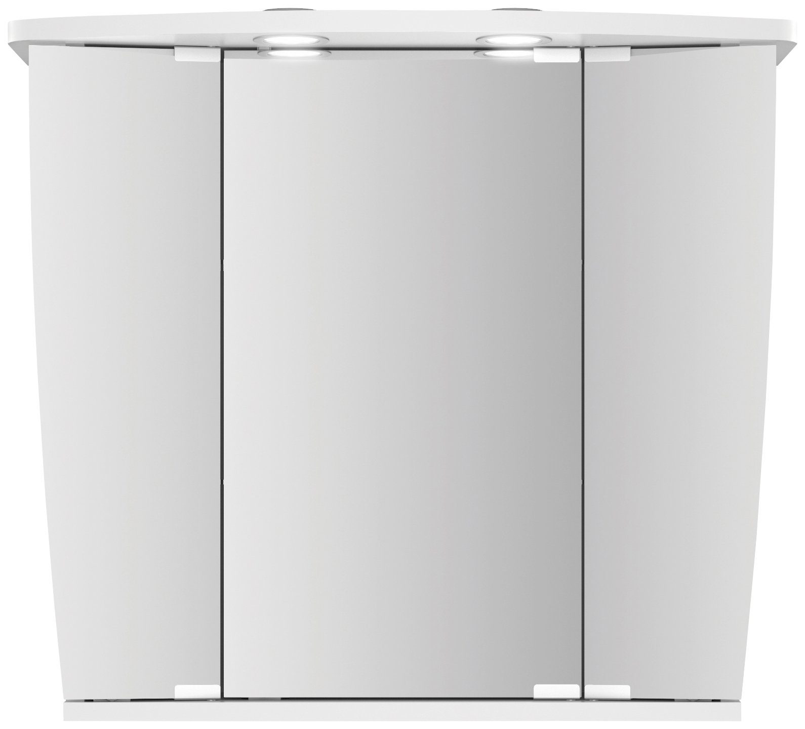 jokey Spiegelkast Numa III wit, 68 cm breed spiegels & verlichting wit