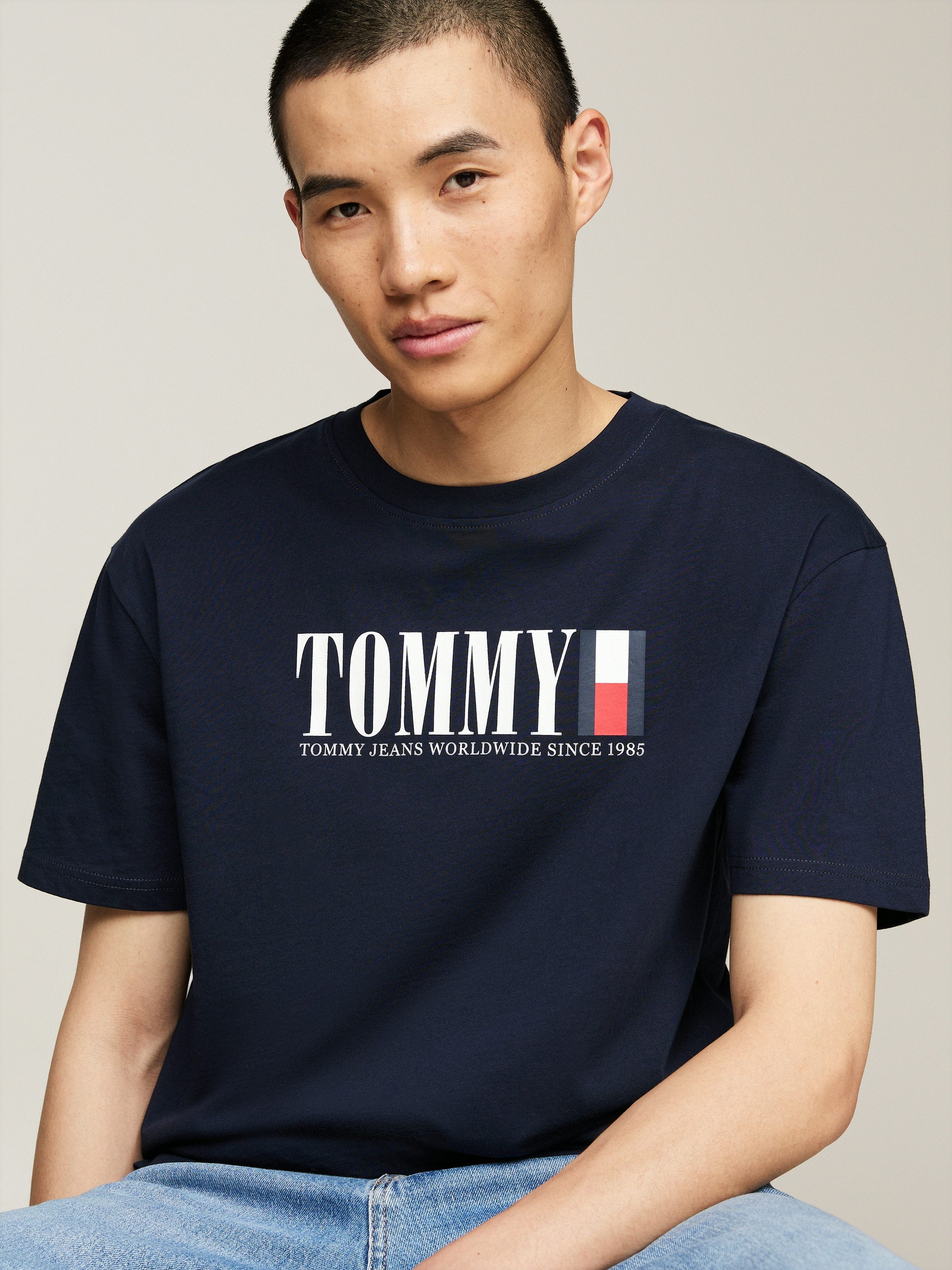 TOMMY JEANS T-shirt TJM REG TOMMY DNA FLAG TEE EXT