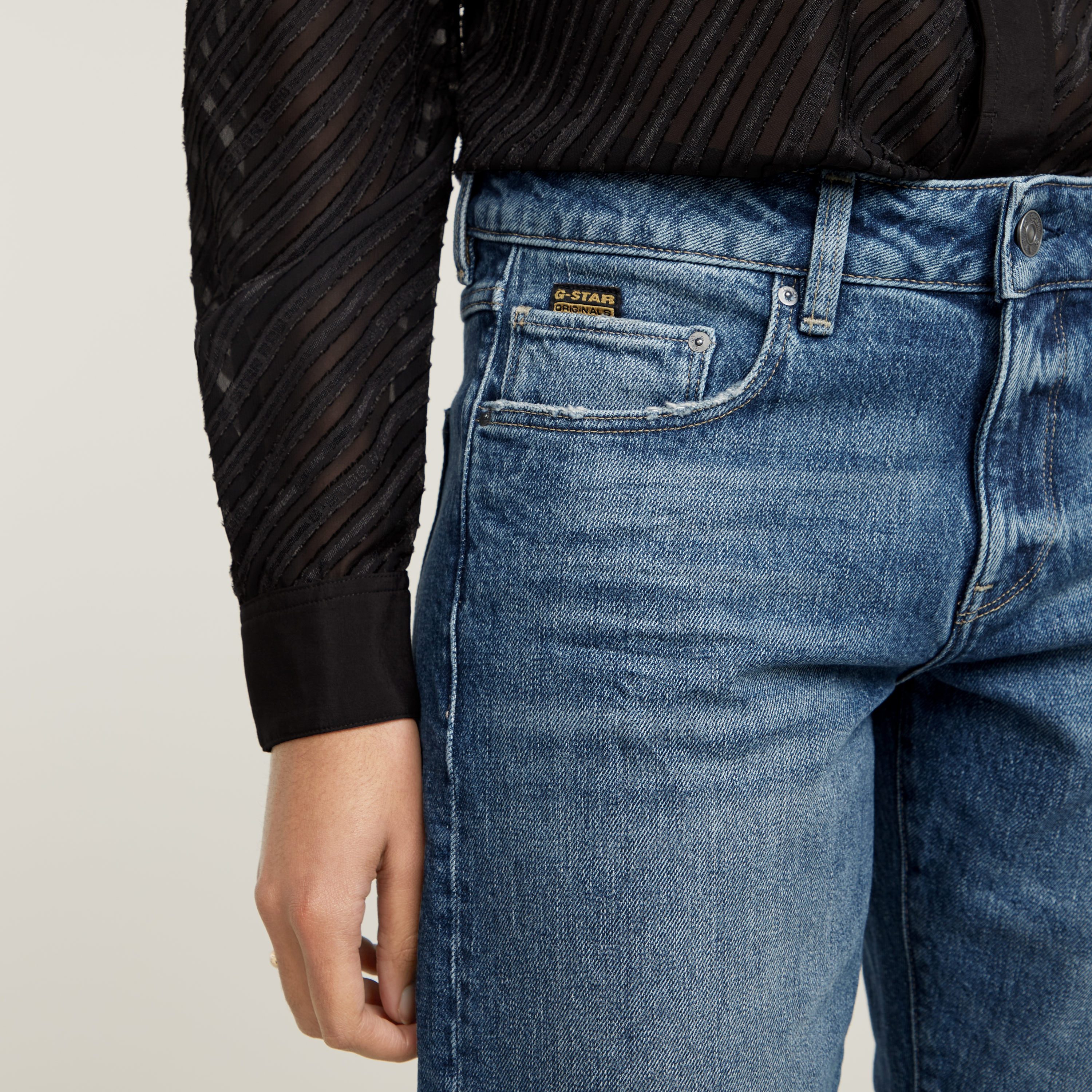 G-Star RAW Boyfriendjeans Kate Katoen-stretch denim kwaliteit voor meer draagcomfort