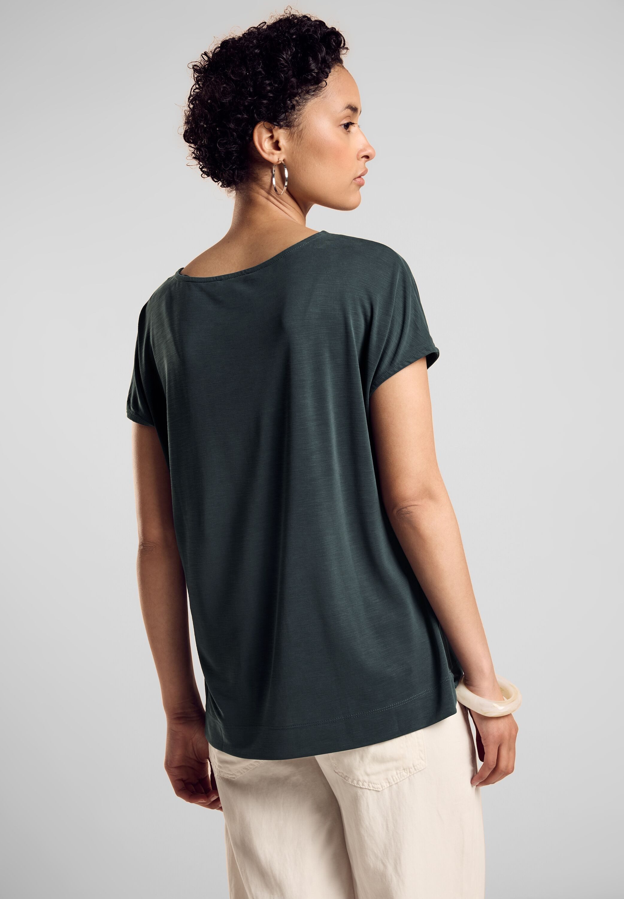 STREET ONE Shirttop met belettering