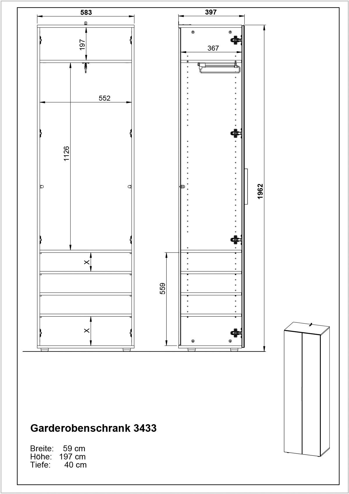GERMANIA Halmeubelset OAKLAND (5 stuks)