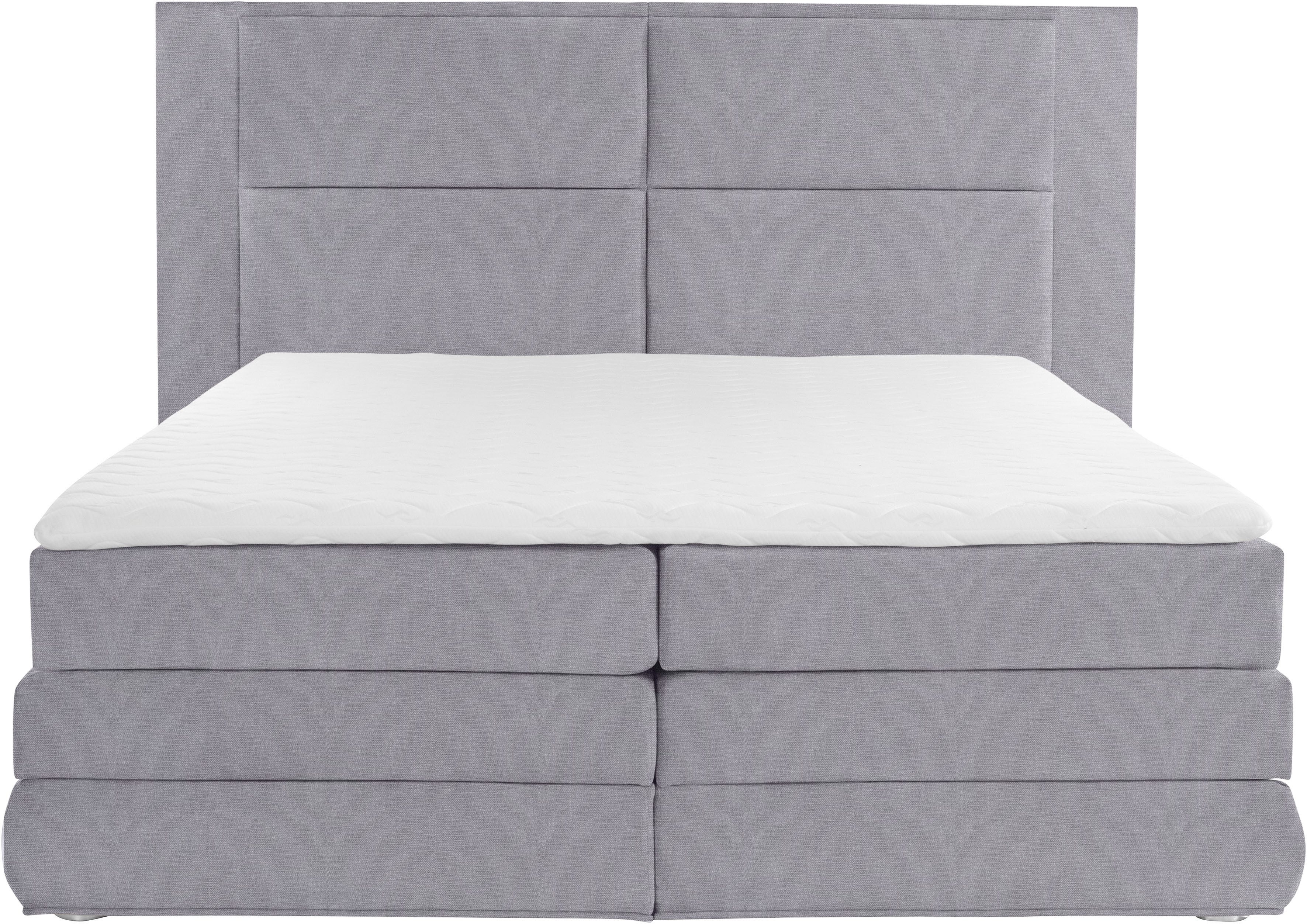 COLLECTION AB Boxspring Copenhagen inclusief bedkist, topmatras, naar keuze met ledverlichting