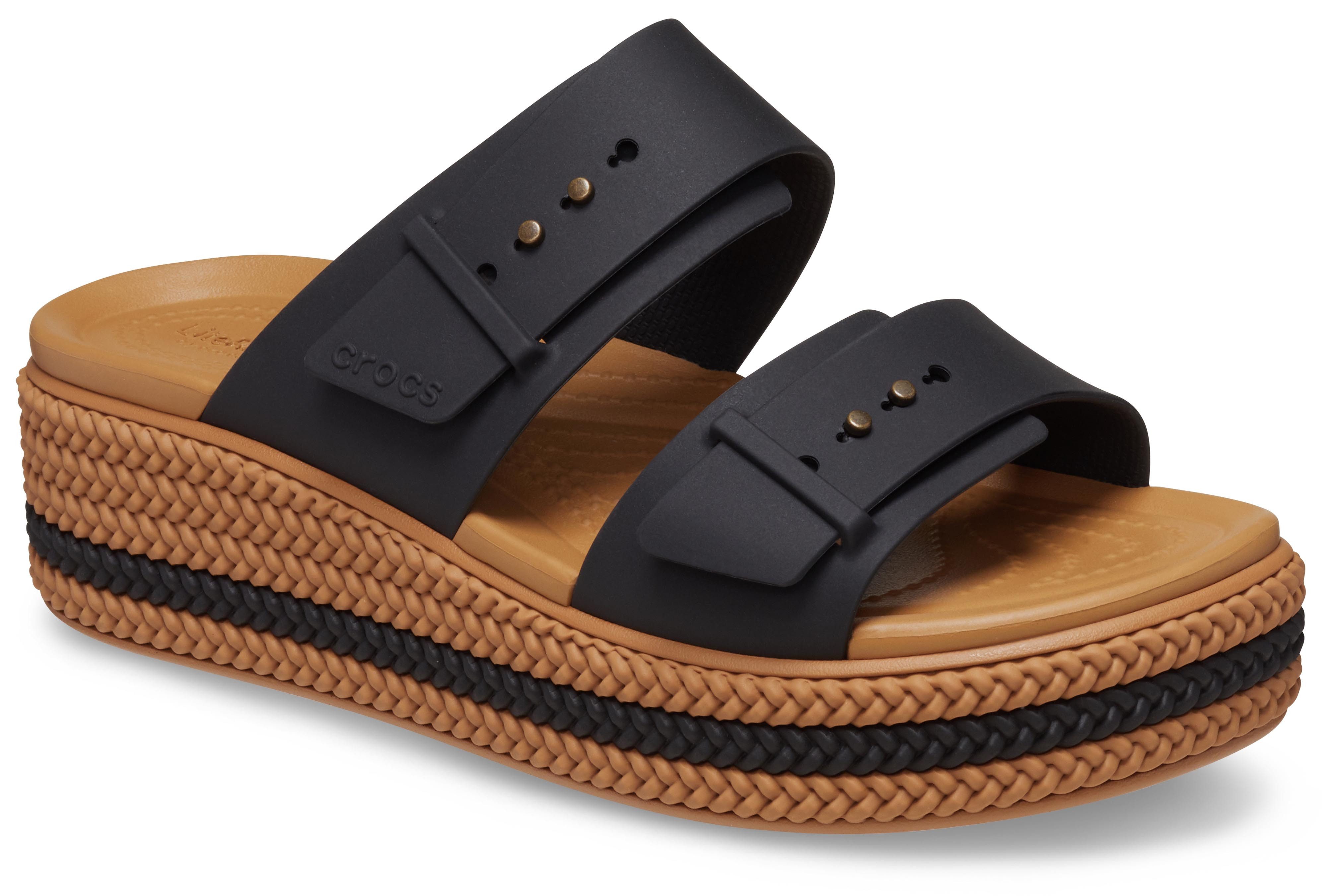 Crocs Sleehakmuiltjes Brooklyn Woven Buckle