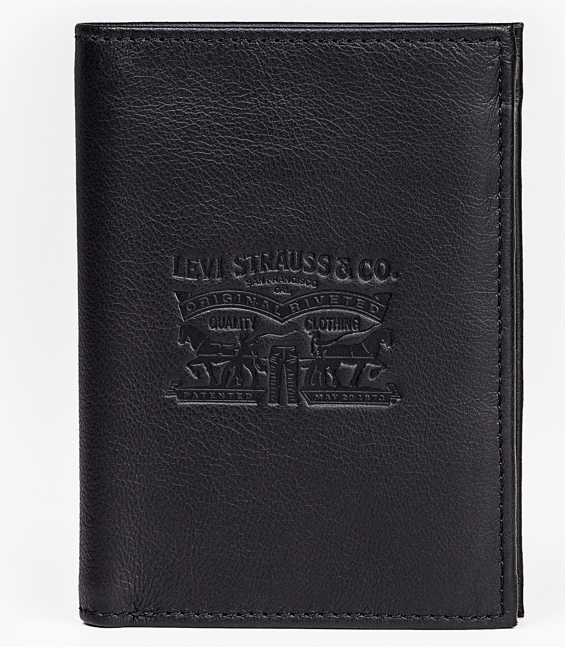 Levi's® Portemonnee VINTAGE TWO HORSE VERTICAL COIN WALLET met mooie embossing...