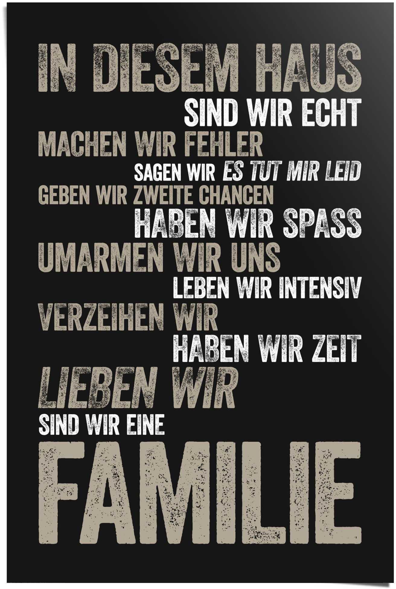 Reinders! Poster In dit huis