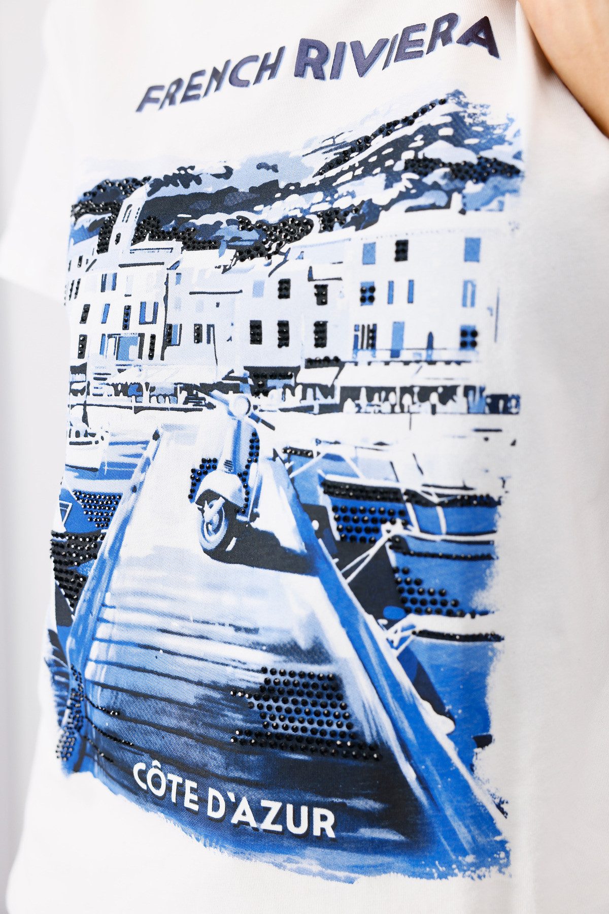 Monari Shirt met ronde hals Met een ronde hals