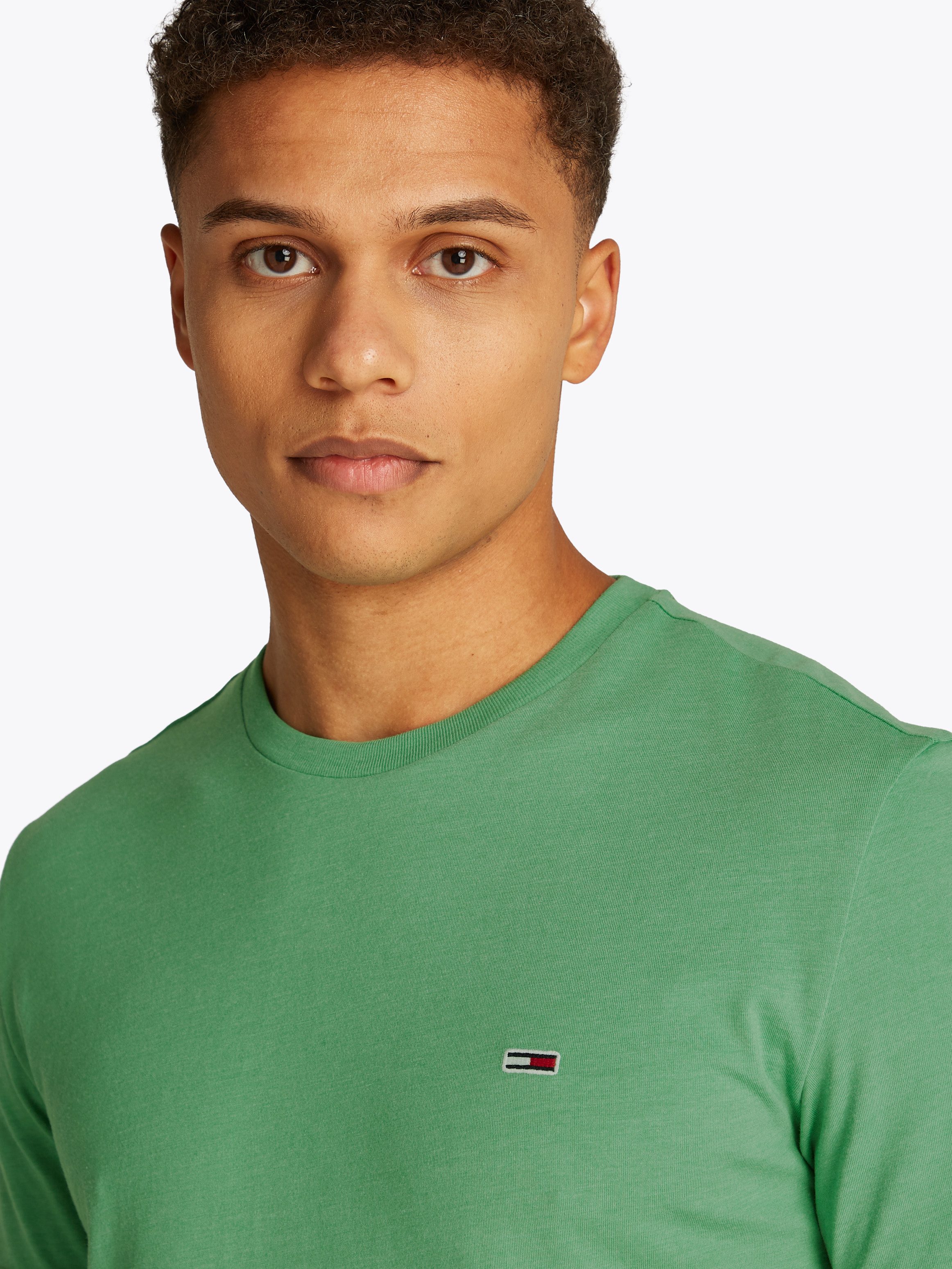TOMMY JEANS T-shirt TJM XSLIM JASPE HTR TEE EXT