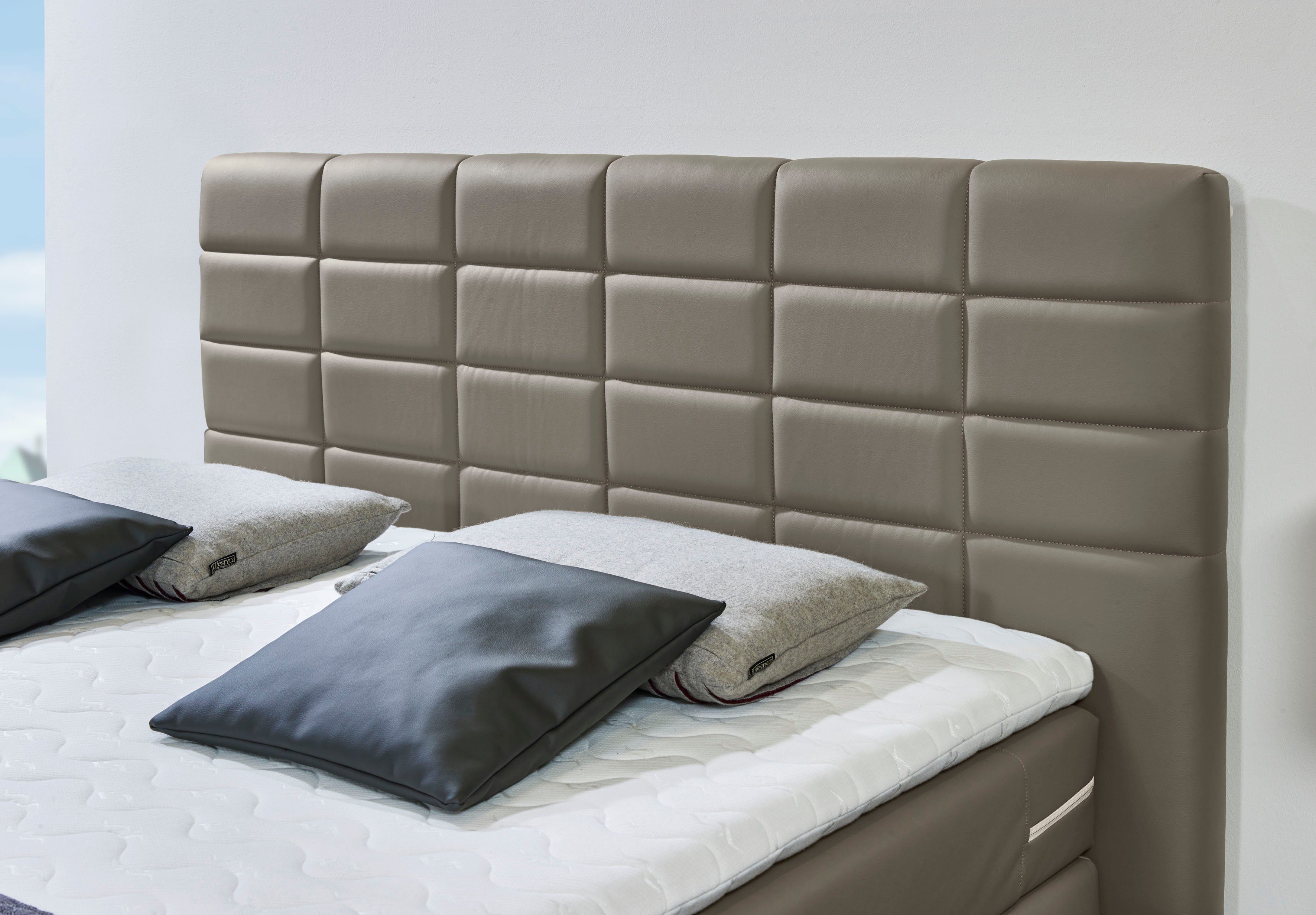 INOSIGN Boxspring Lethbridge incl. bedbox en matrastopper, twee matrastypes in h2