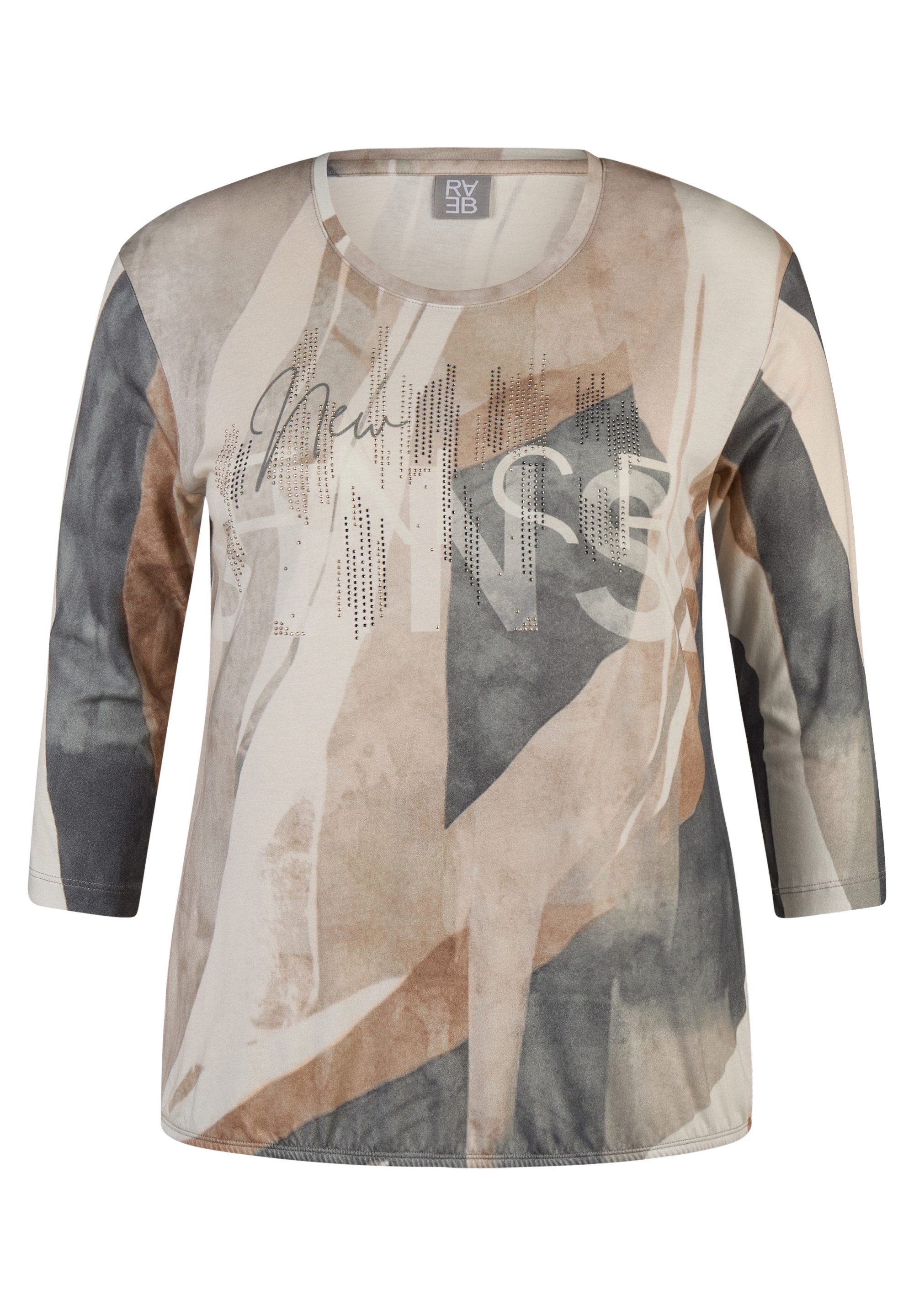 Rabe Shirt met 3/4 mouwen met print all-over