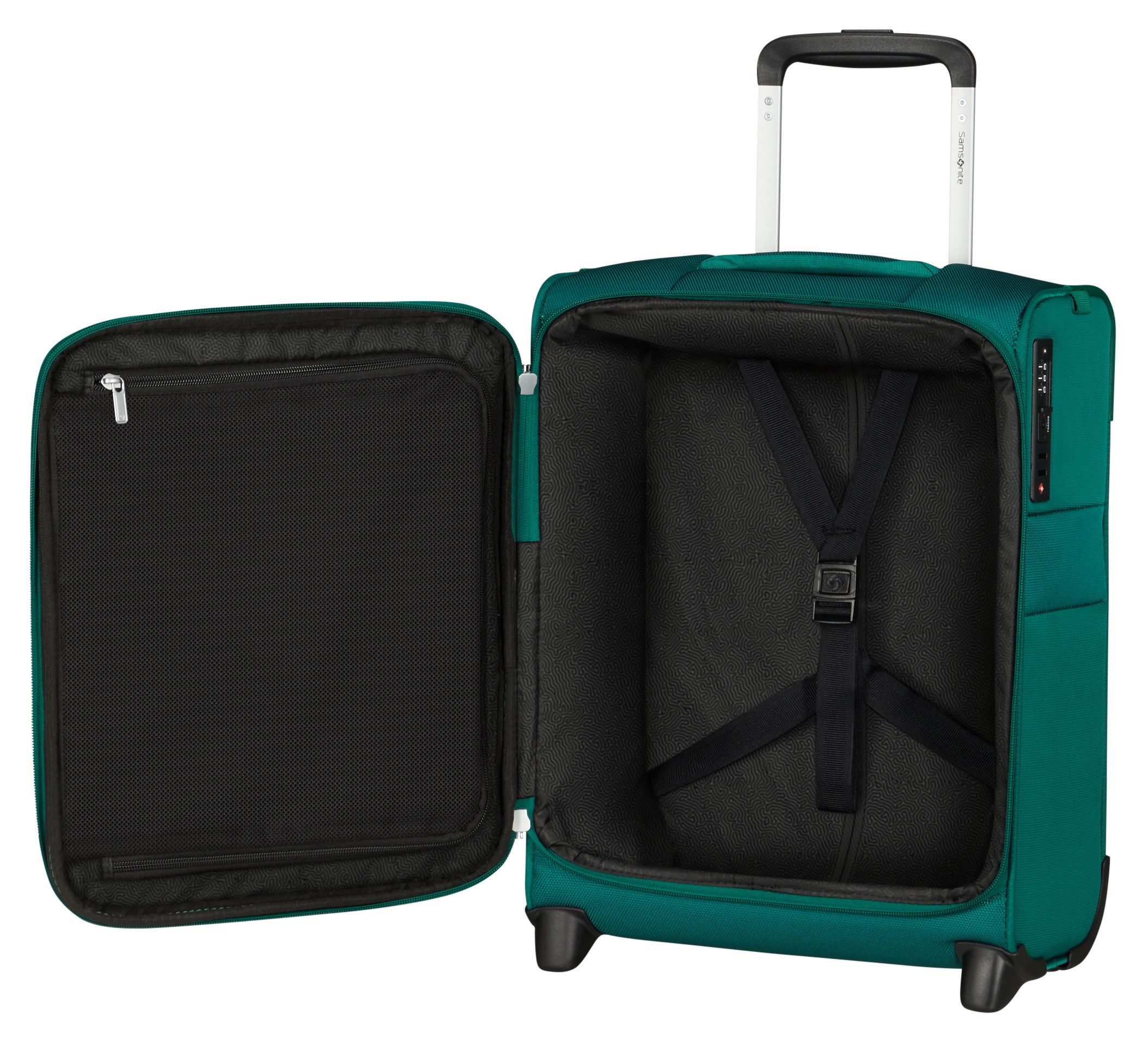Samsonite Zachte bagage trolley UPRIGHT 45/16 UNDERSEATER Handbagage-koffer, reiskoffer, koffer, zachte koffer, trolley