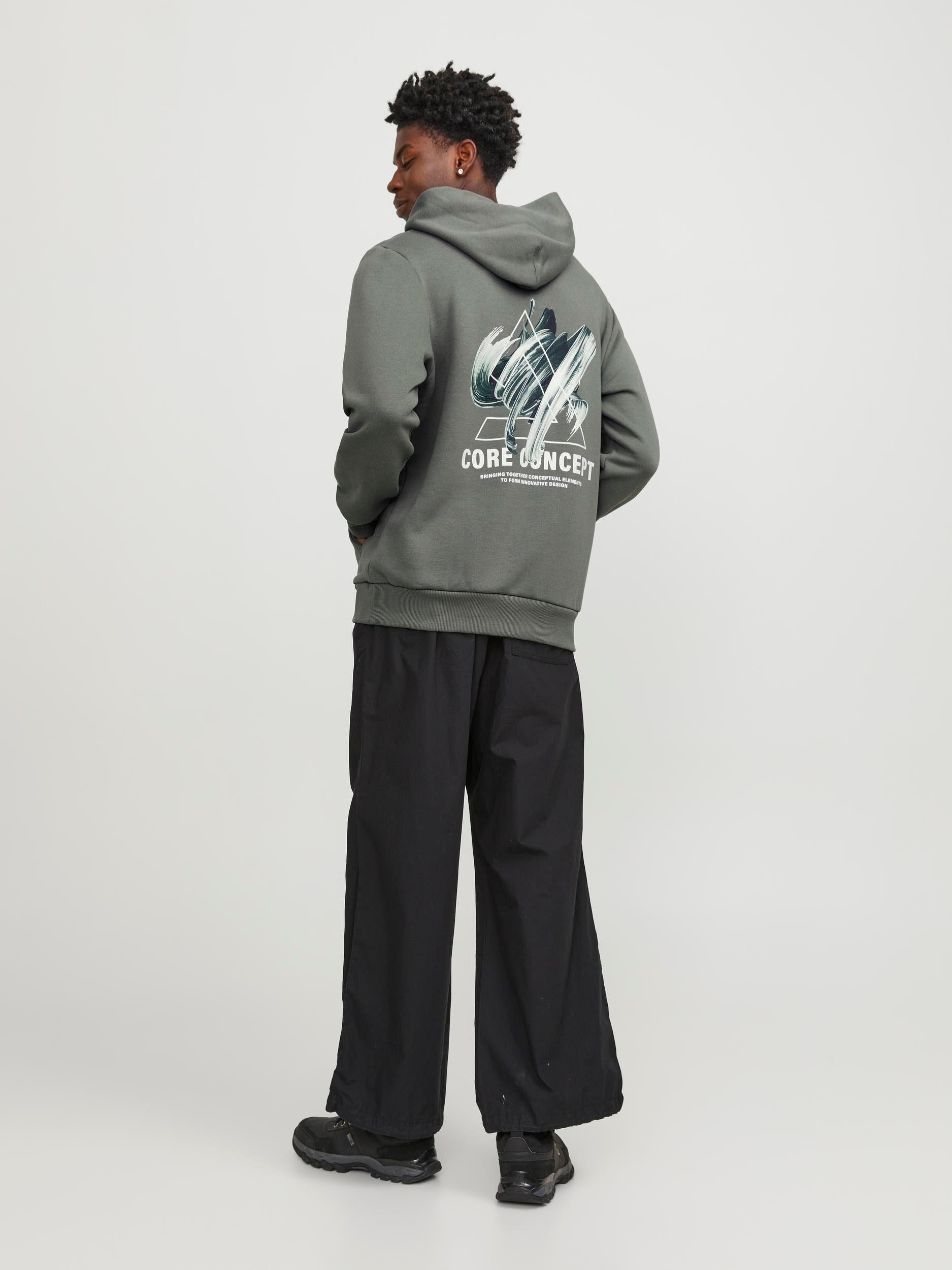 Jack & Jones Hoodie JCOTRIANGLE SWEAT HOOD SN