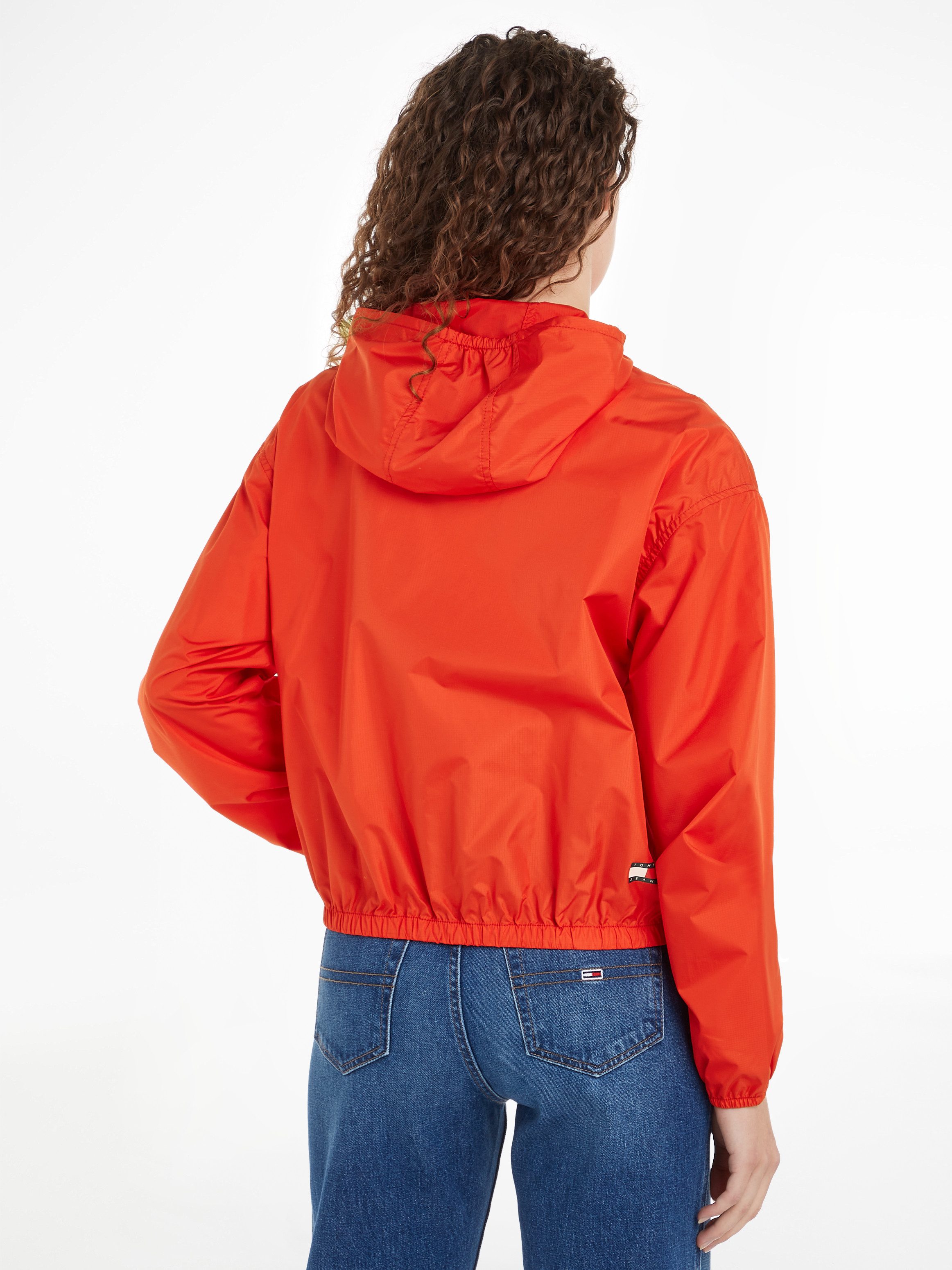 TOMMY JEANS Windbreaker TJW CRP LT CHICAGO in modieuze cropped vorm