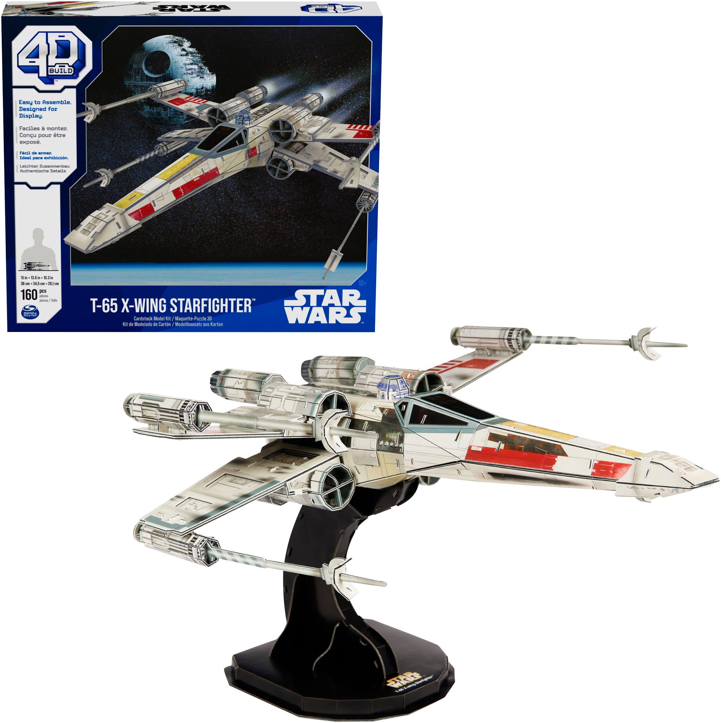 Spin Master 3D-puzzel 4D Build - Star Wars - X-Wing ruimteschip