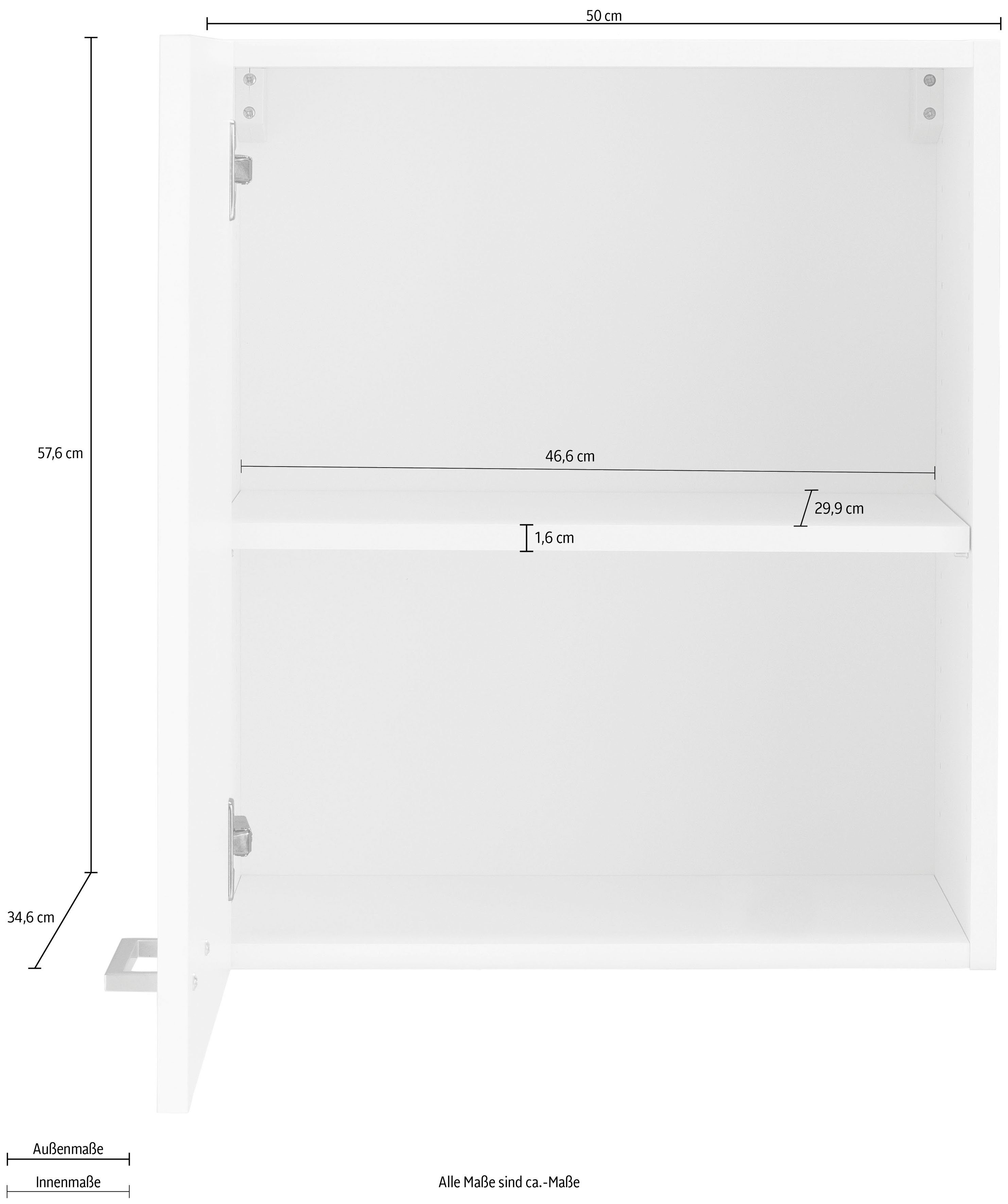 OPTIFIT Hangend kastje Iver Breedte 50 cm, met 1 deur
